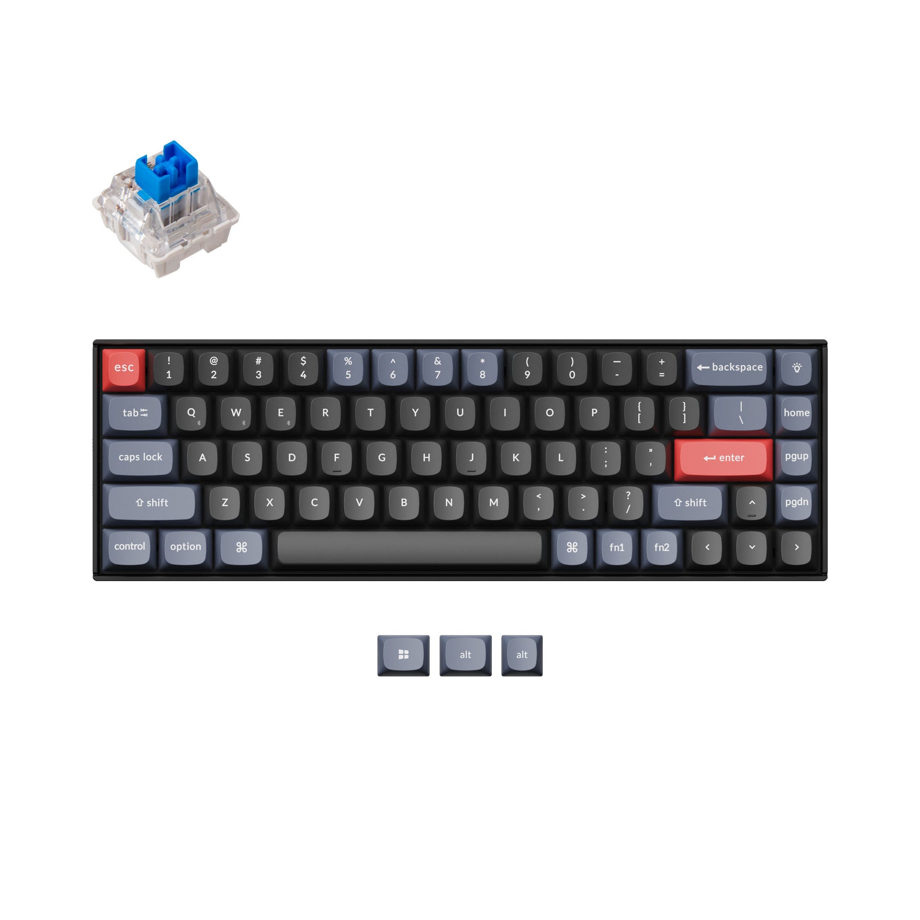 Clavier mécanique personnalisé sans fil Keychron K6 Pro QMK/VIA (disposition US ANSI)