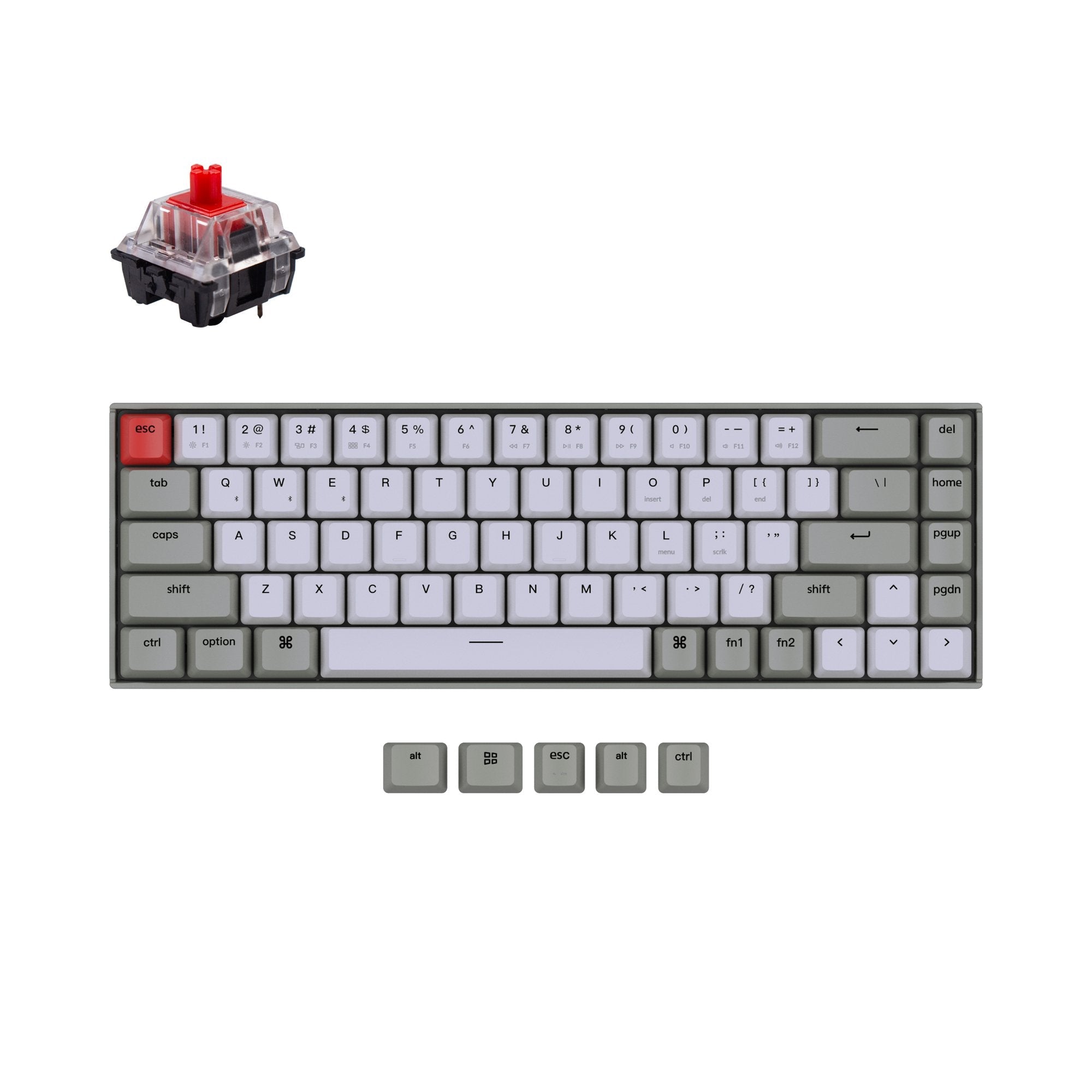 Clavier mécanique sans fil Keychron K6 (disposition US ANSI)