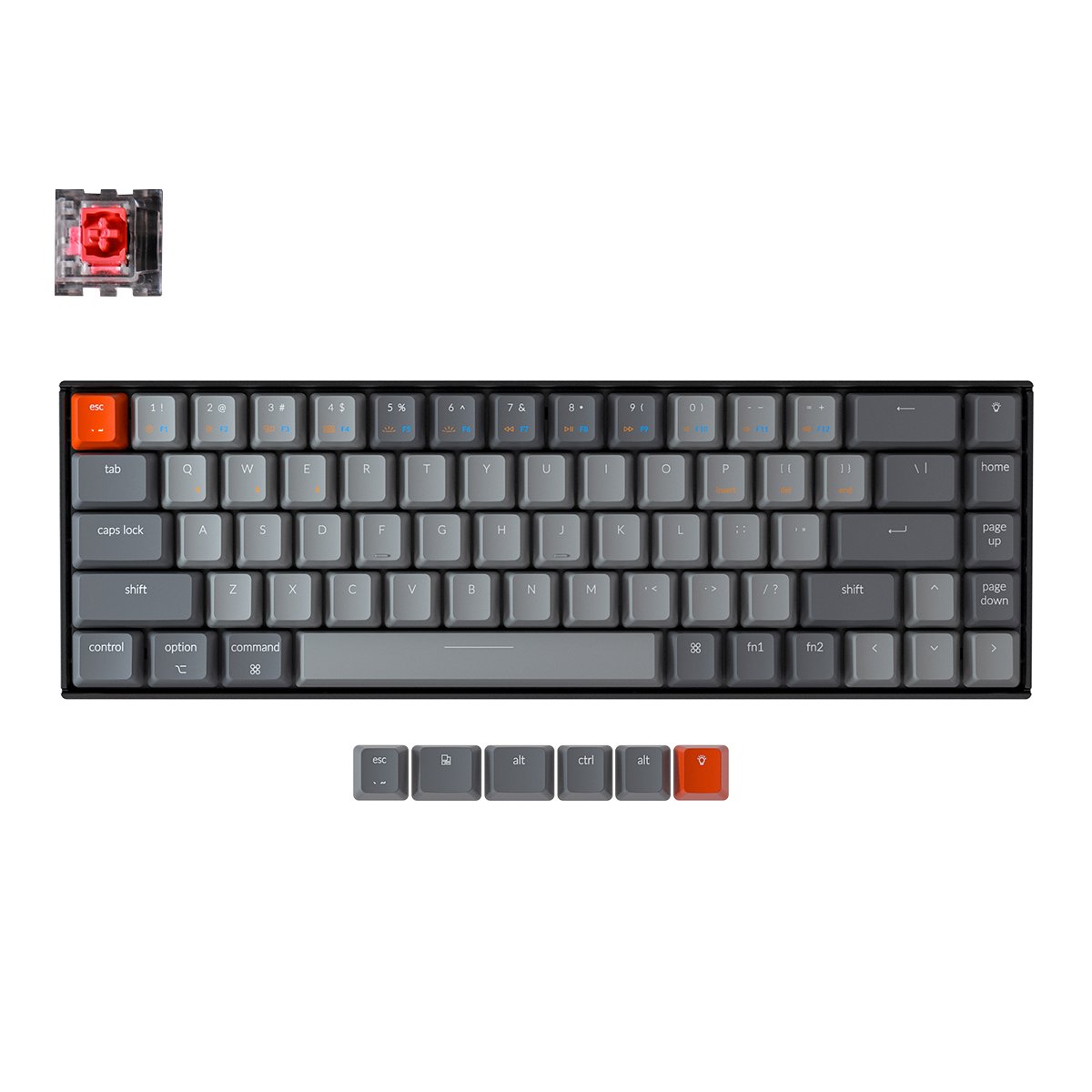 Clavier mécanique sans fil Keychron K6 (disposition US ANSI)