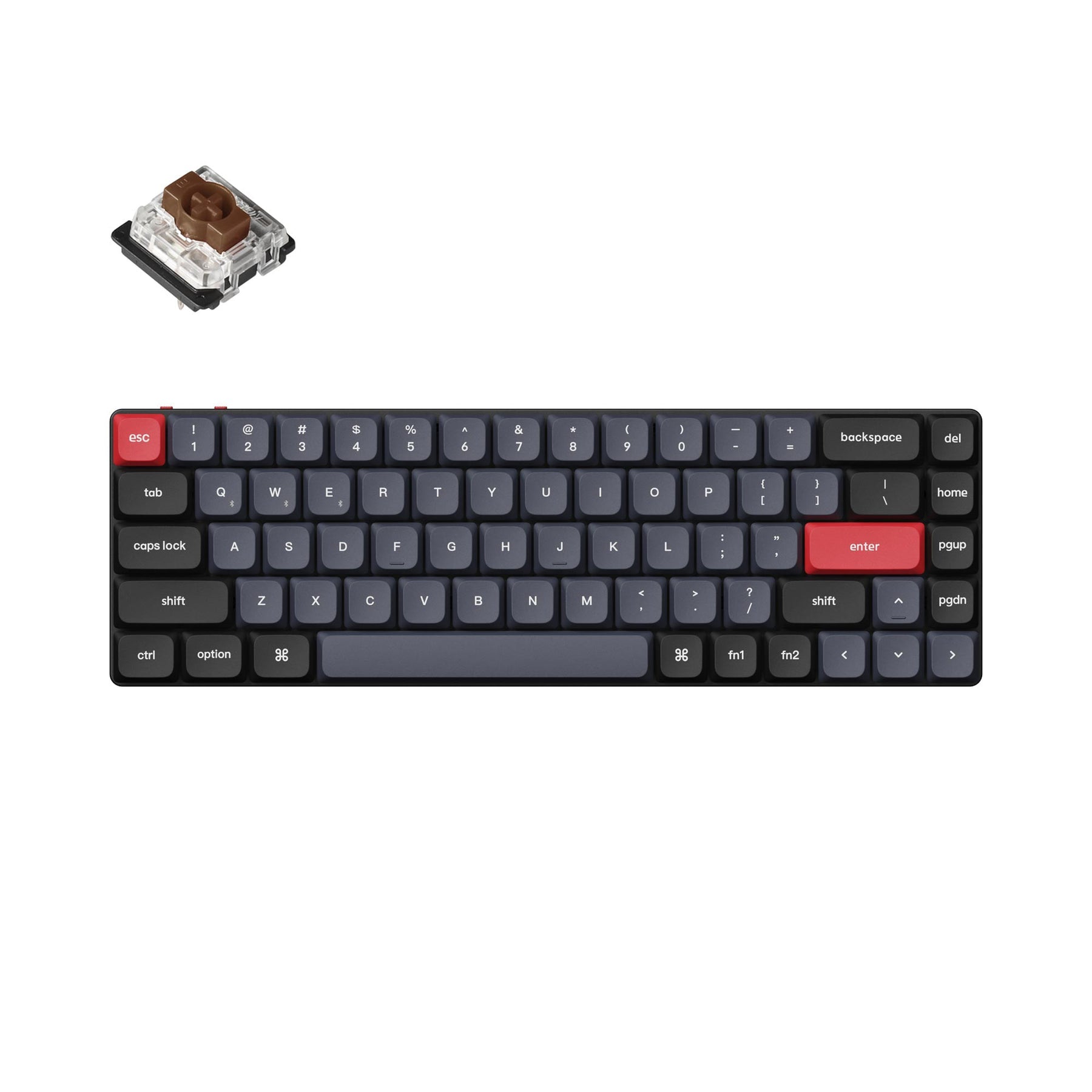 Clavier mécanique personnalisé sans fil Keychron K7 Pro QMK/VIA (disposition US ANSI)