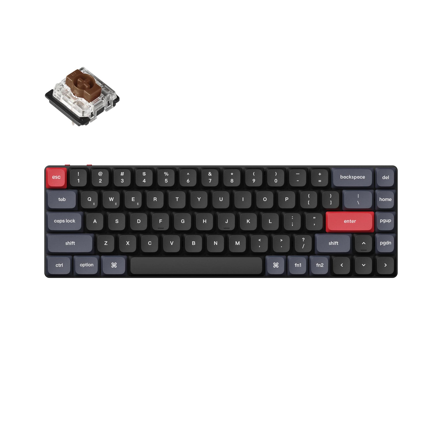 Clavier mécanique personnalisé sans fil Keychron K7 Pro QMK/VIA (disposition US ANSI)