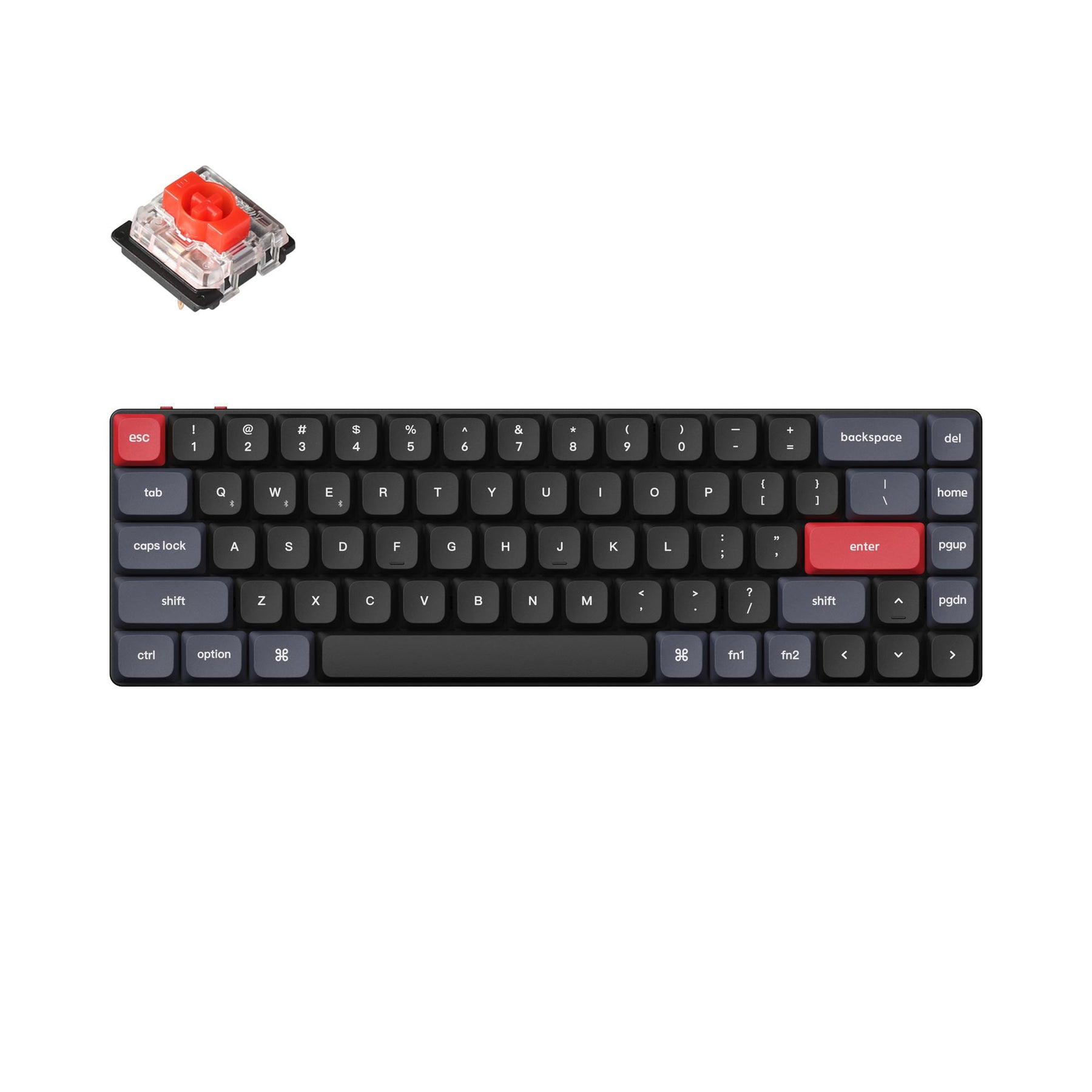Clavier mécanique personnalisé sans fil Keychron K7 Pro QMK/VIA (disposition US ANSI)