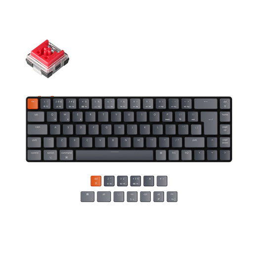 Clavier mécanique sans fil ultra-fin Keychron K7 (disposition ISO britannique)