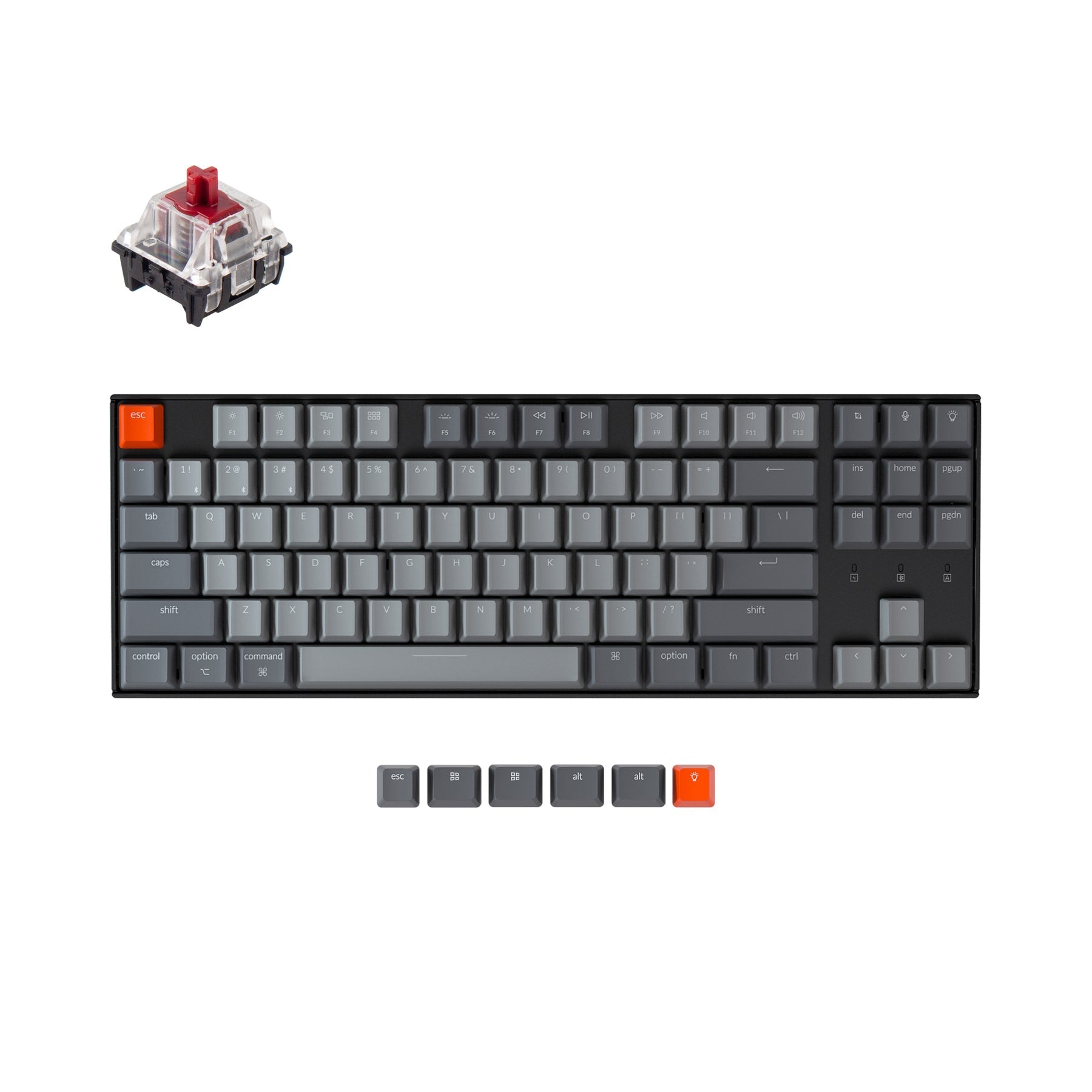 Clavier mécanique sans fil Keychron K8 (disposition US ANSI)