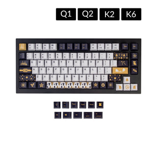 Ensemble de touches OEM Dye-Sub PBT - Cadeau de Noël