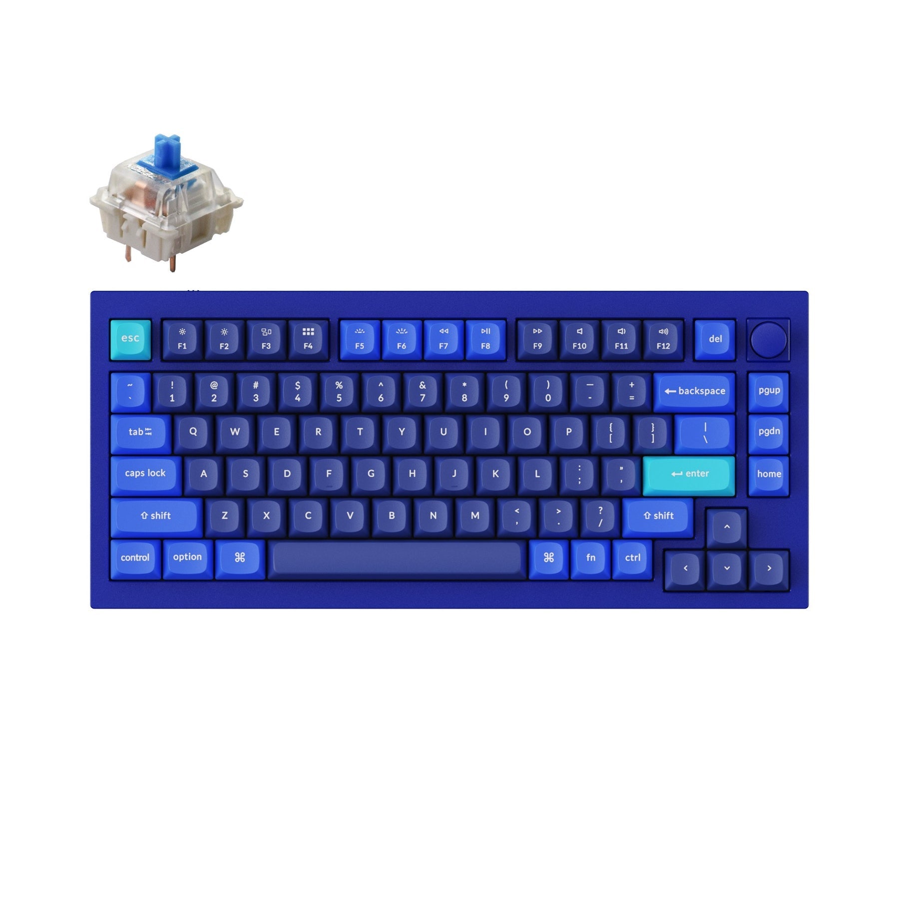 Clavier mécanique personnalisé filaire Keychron Q1 QMK - Version 2 (disposition US ANSI)