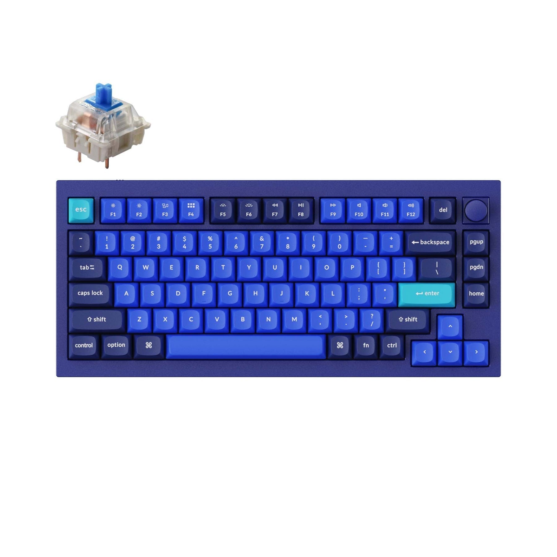 Clavier mécanique personnalisé filaire Keychron Q1 QMK - Version 2 (disposition US ANSI)