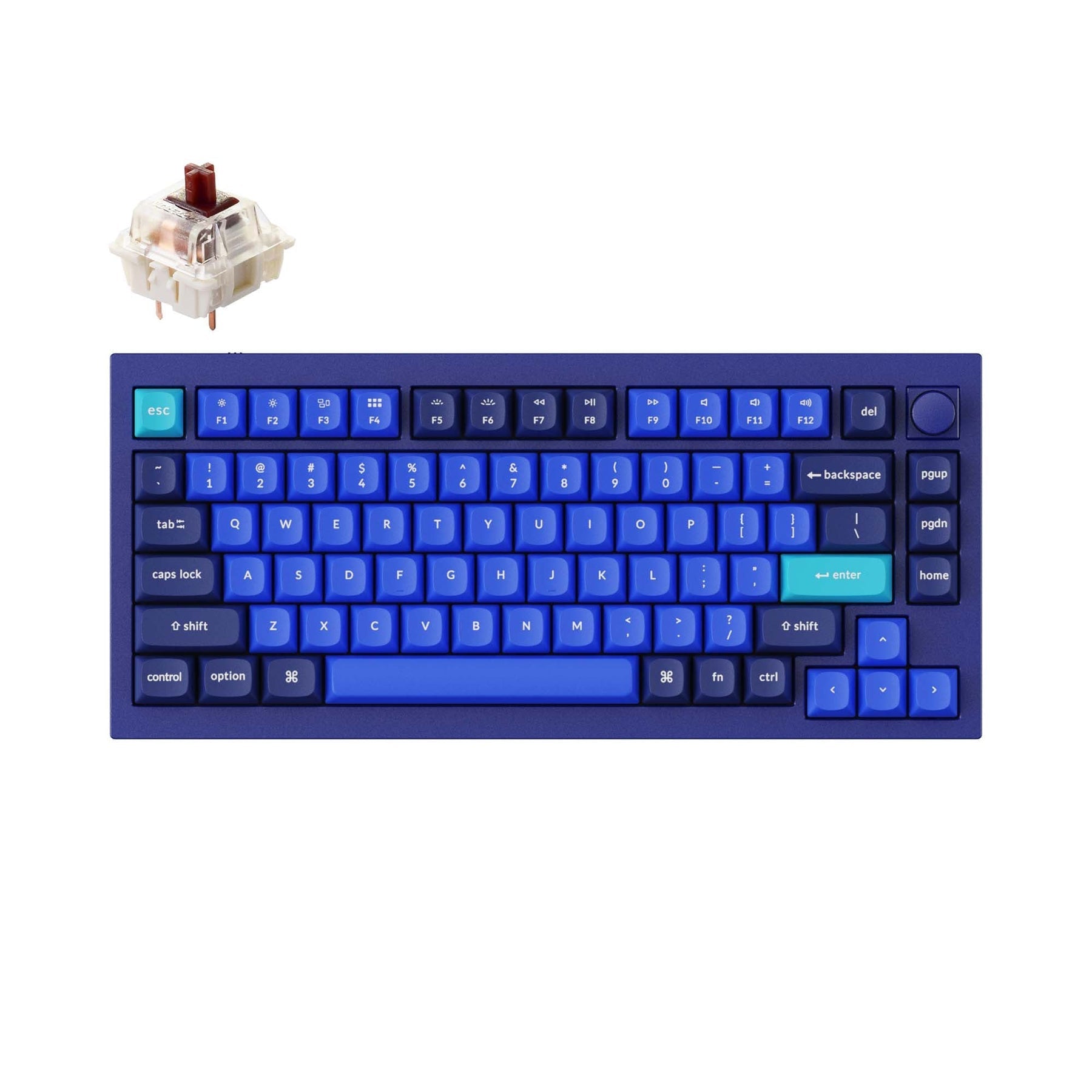 Clavier mécanique personnalisé filaire Keychron Q1 QMK - Version 2 (disposition US ANSI)