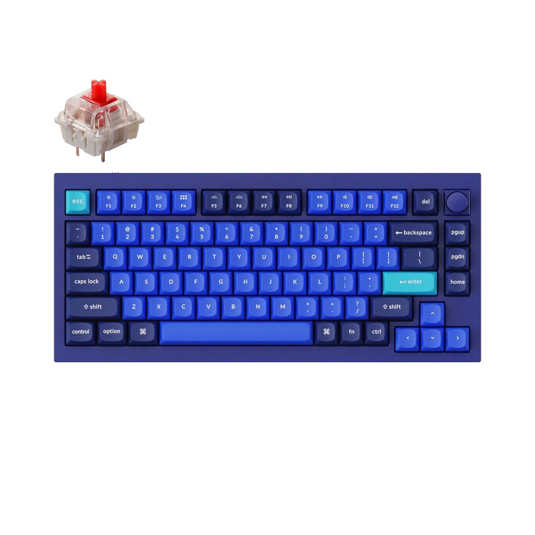 Clavier mécanique personnalisé filaire Keychron Q1 QMK - Version 2 (disposition US ANSI)