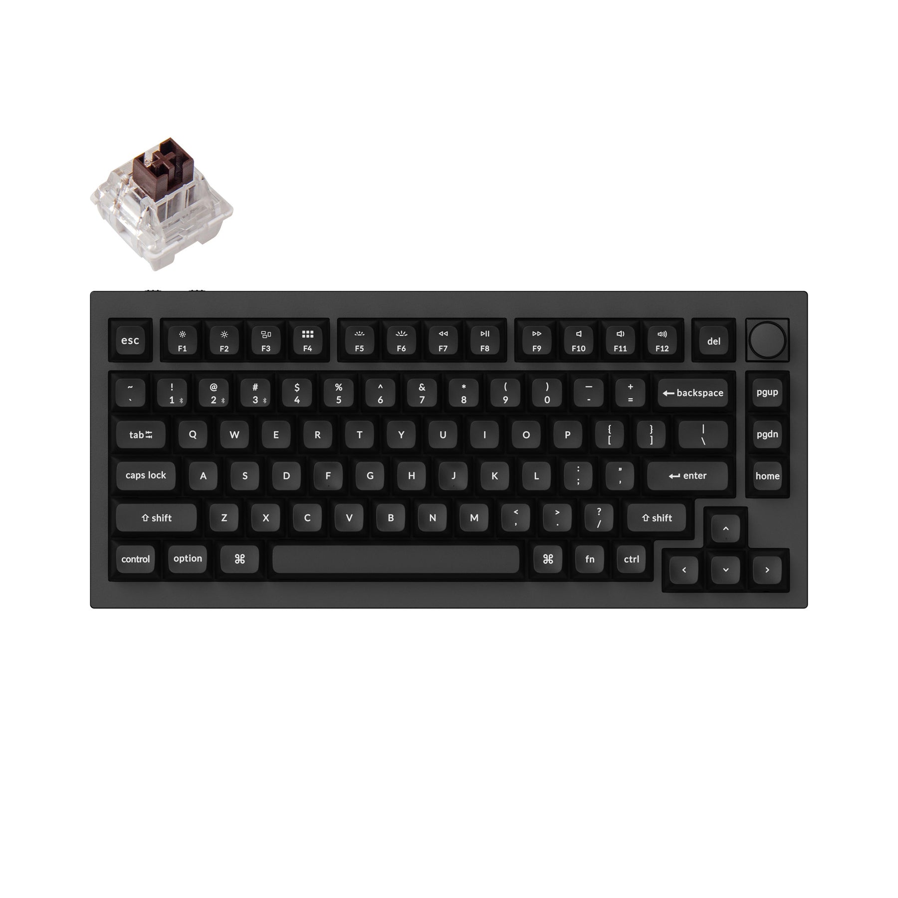Clavier mécanique personnalisé sans fil Keychron Q1 Pro QMK/VIA (disposition US ANSI)