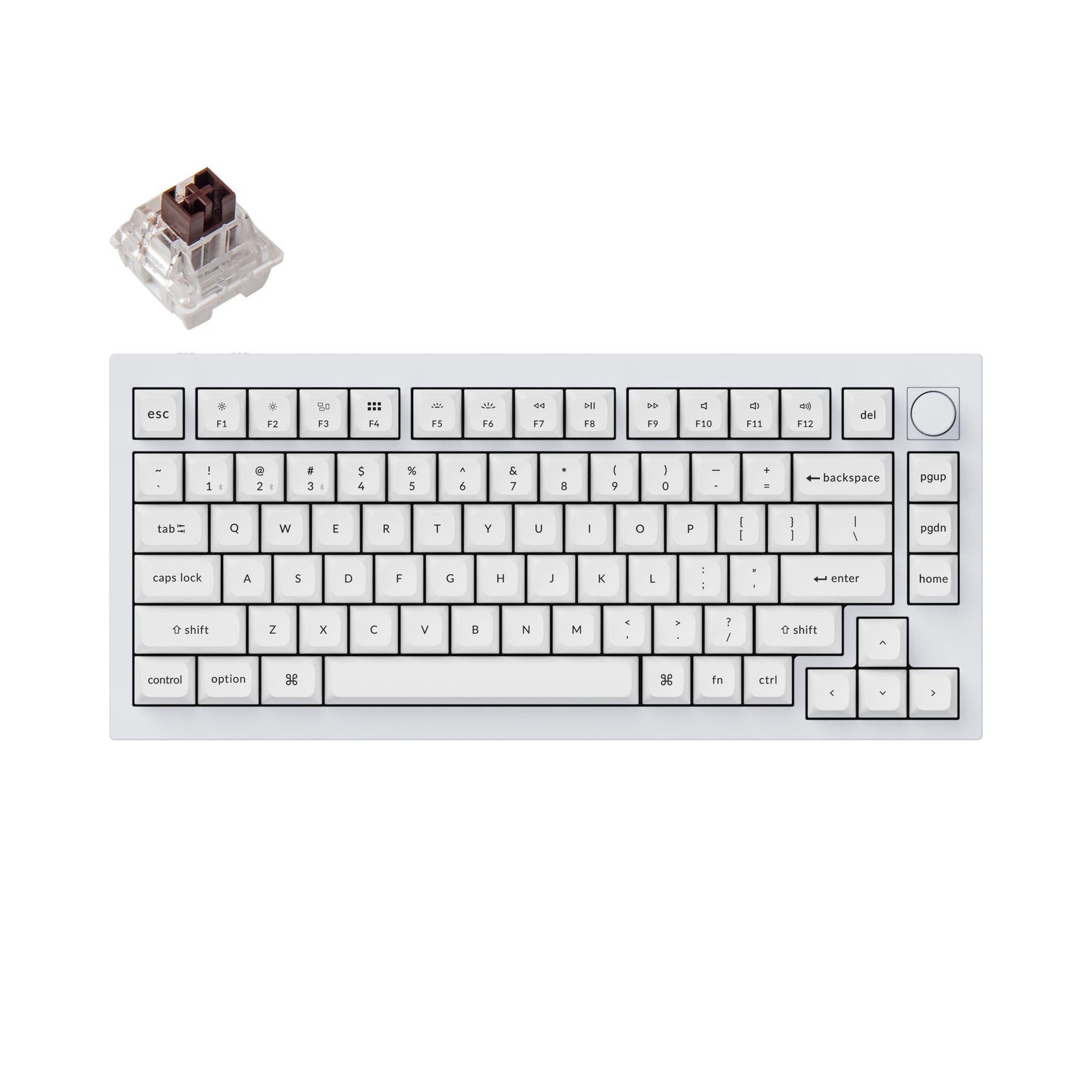 Keychron Q1 Pro QMK/VIA Wireless Custom Mechanical Keyboard(US ANSI Layout)