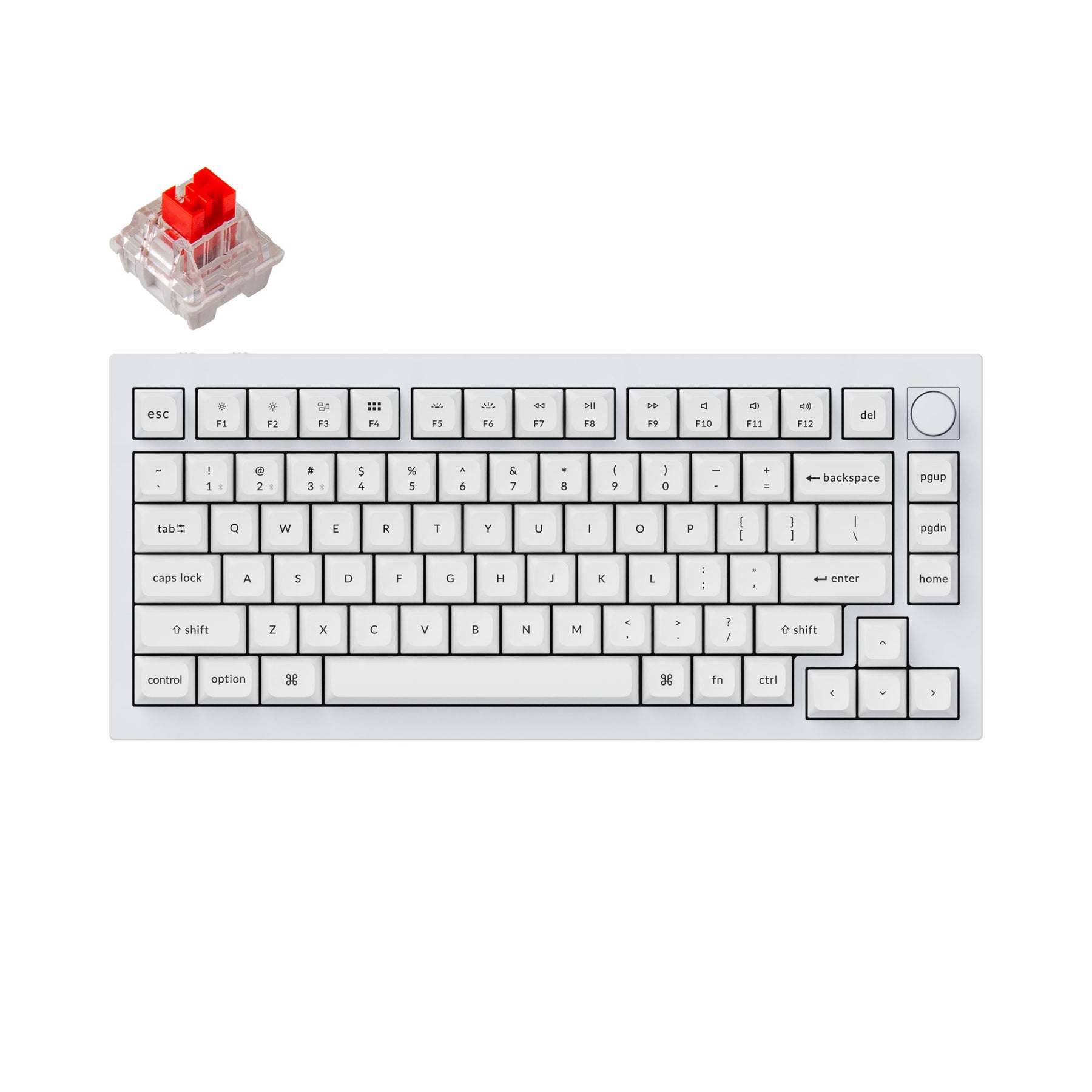 Clavier mécanique personnalisé sans fil Keychron Q1 Pro QMK/VIA (disposition US ANSI)