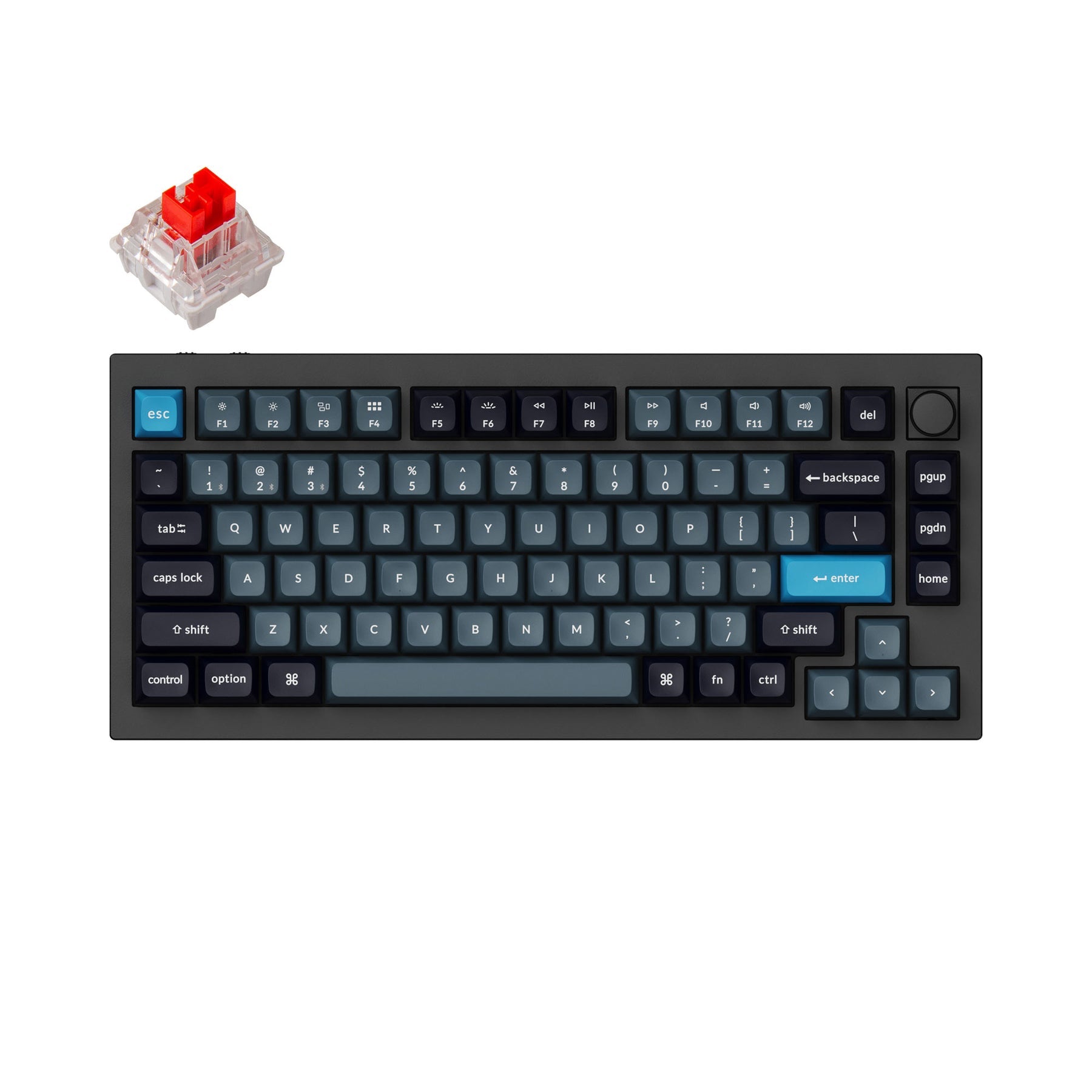 Clavier mécanique personnalisé sans fil Keychron Q1 Pro QMK/VIA (disposition US ANSI)