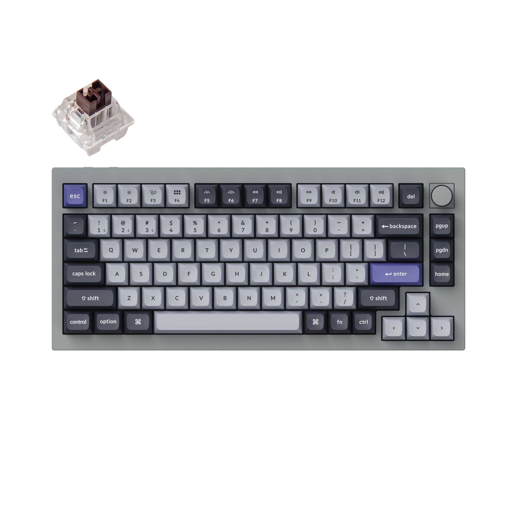 Clavier mécanique personnalisé sans fil Keychron Q1 Pro QMK/VIA (disposition US ANSI)