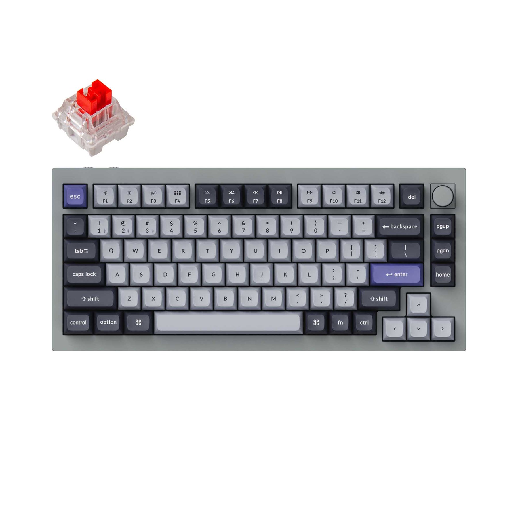 Clavier mécanique personnalisé sans fil Keychron Q1 Pro QMK/VIA (disposition US ANSI)