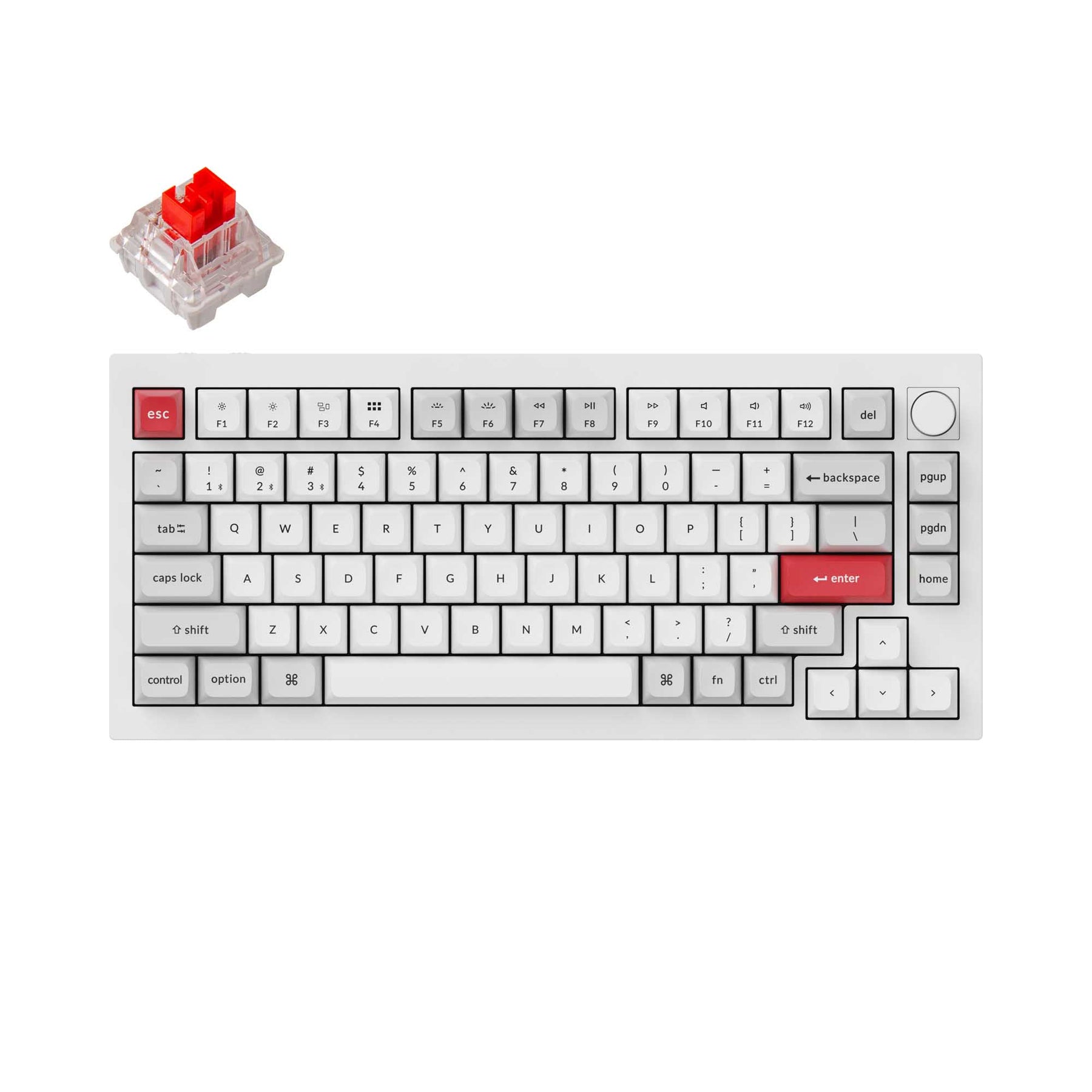 Clavier mécanique personnalisé sans fil Keychron Q1 Pro QMK/VIA (disposition US ANSI)