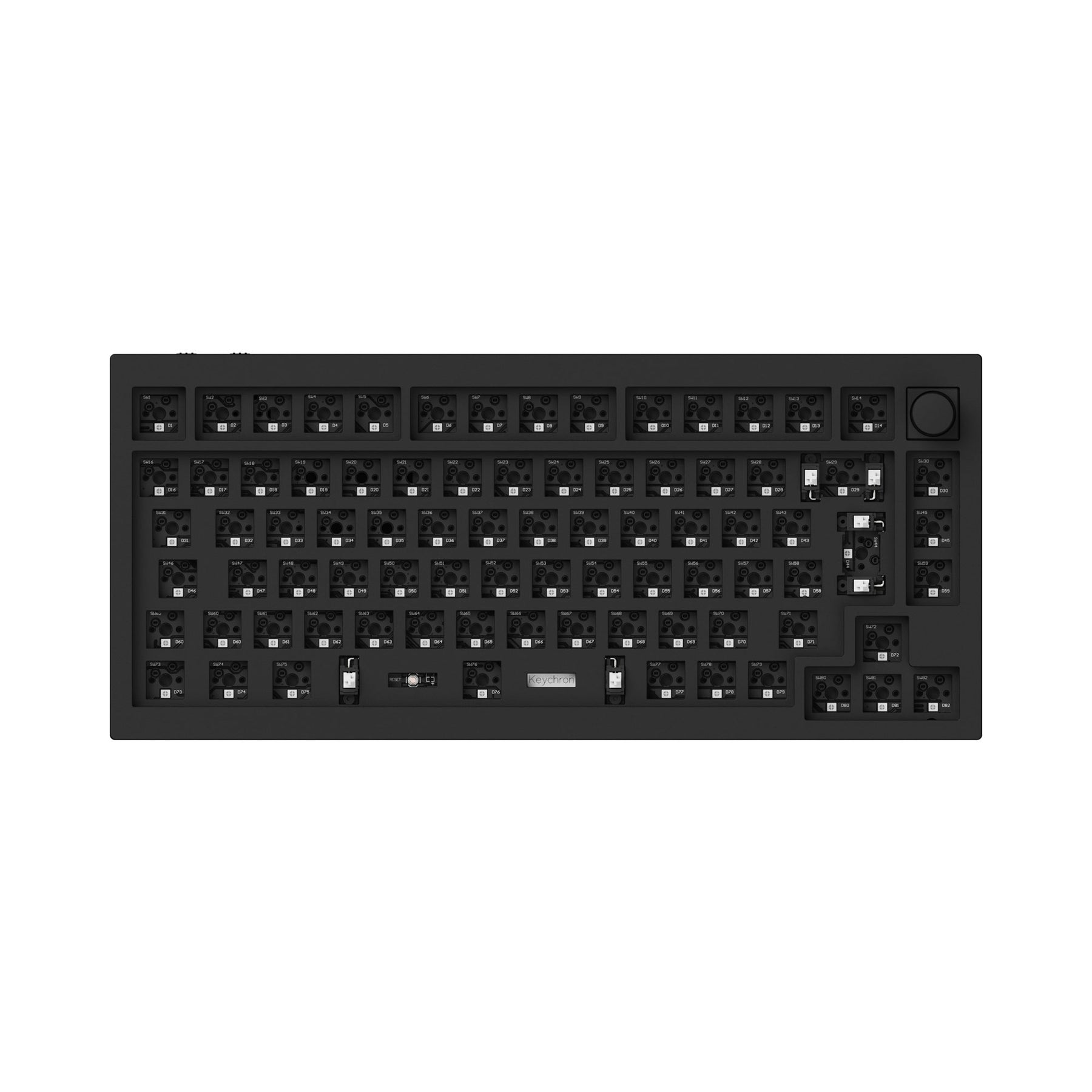 Clavier mécanique personnalisé sans fil Keychron Q1 Pro QMK/VIA (disposition US ANSI)