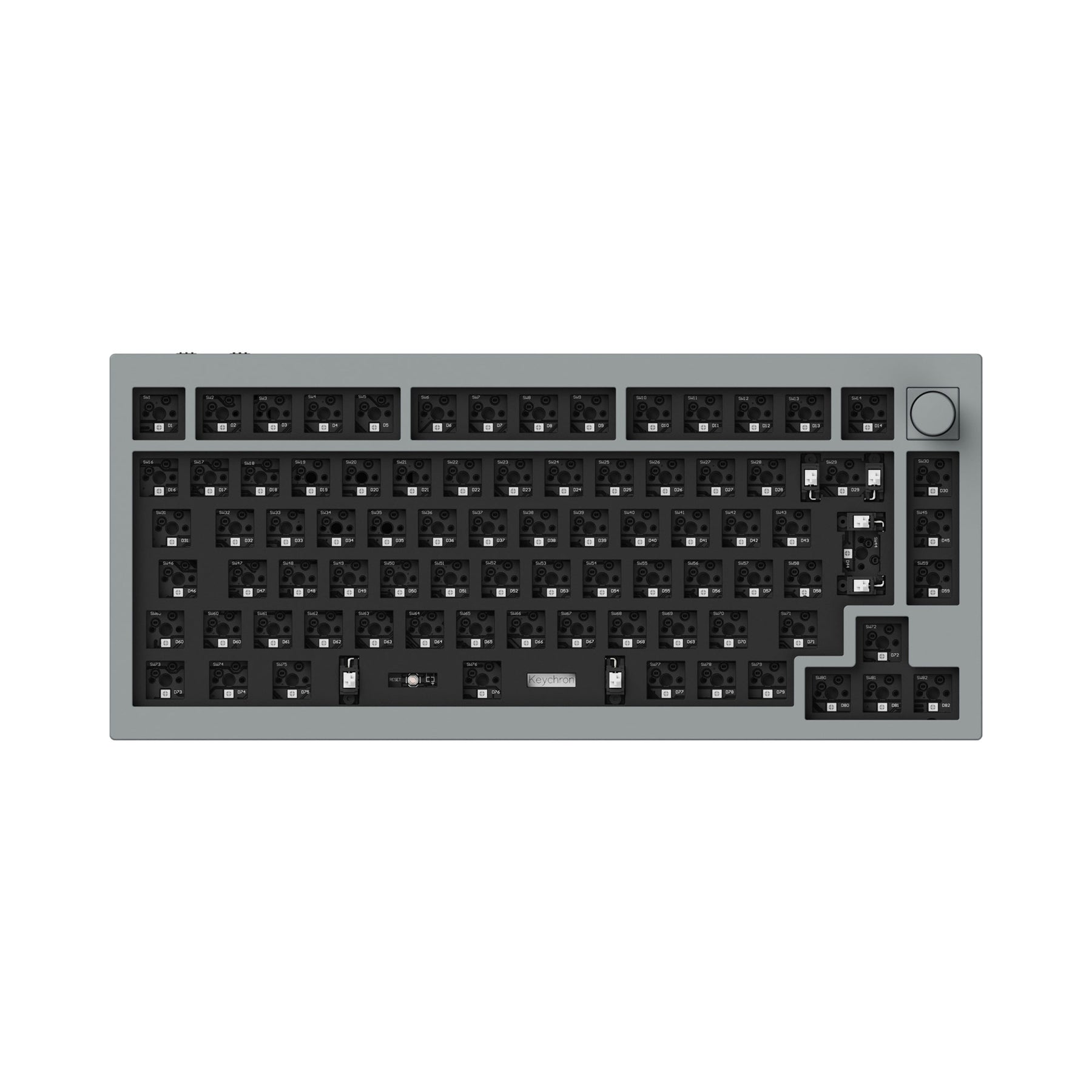 Clavier mécanique personnalisé sans fil Keychron Q1 Pro QMK/VIA (disposition US ANSI)
