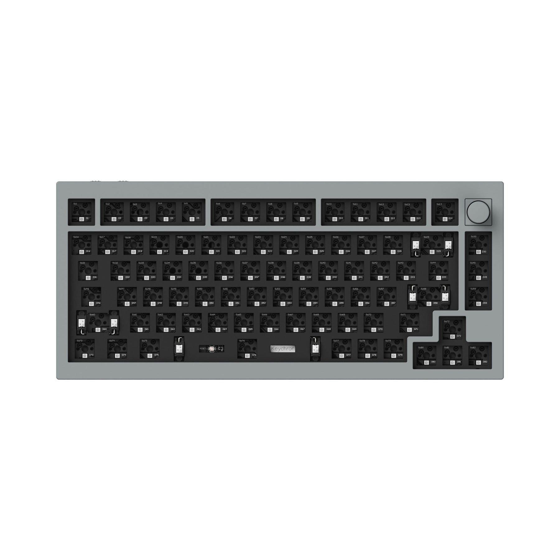 Clavier mécanique personnalisé sans fil Keychron Q1 Pro QMK/VIA (disposition US ANSI)
