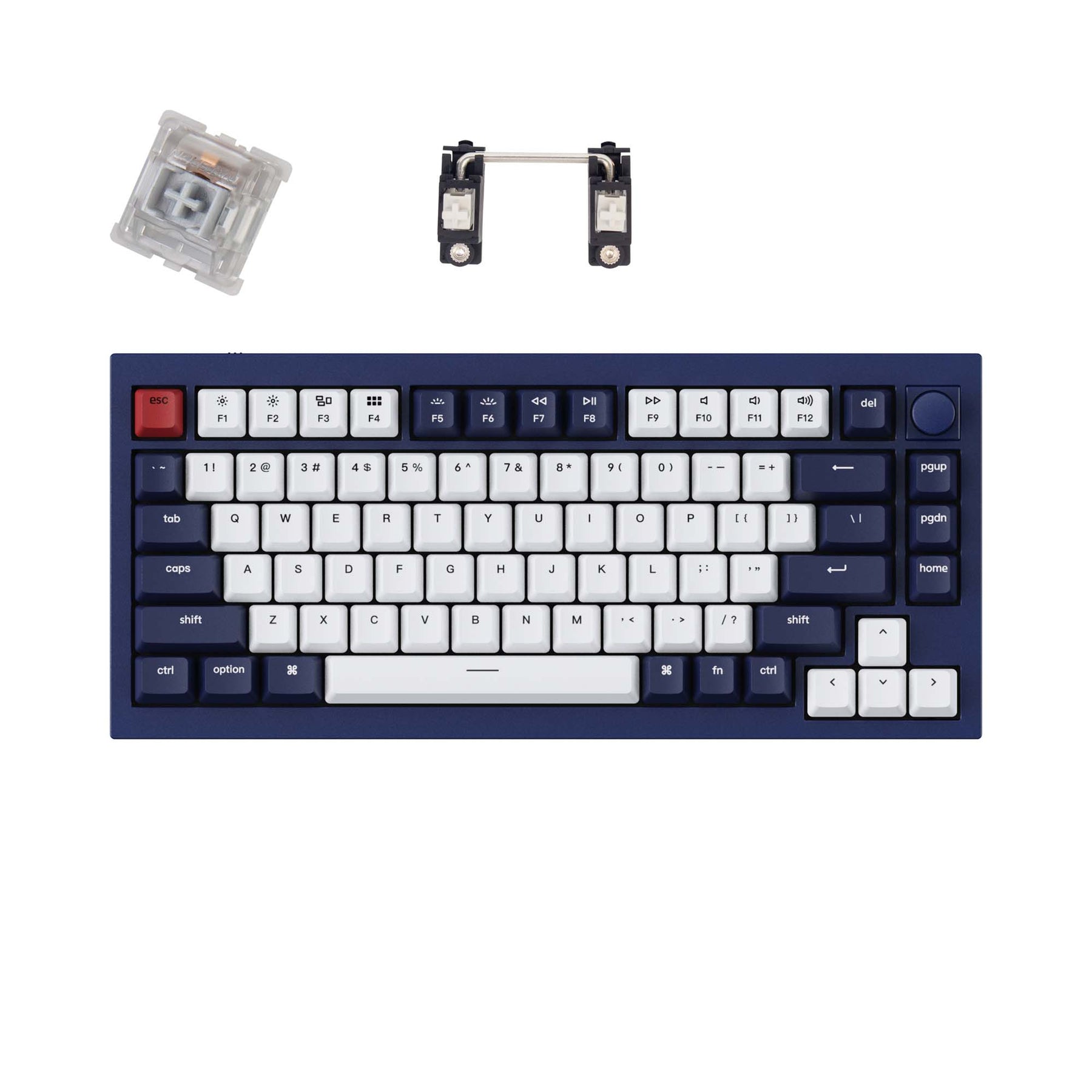 Clavier mécanique personnalisé filaire Keychron Q1 QMK - Version 2 (disposition US ANSI)