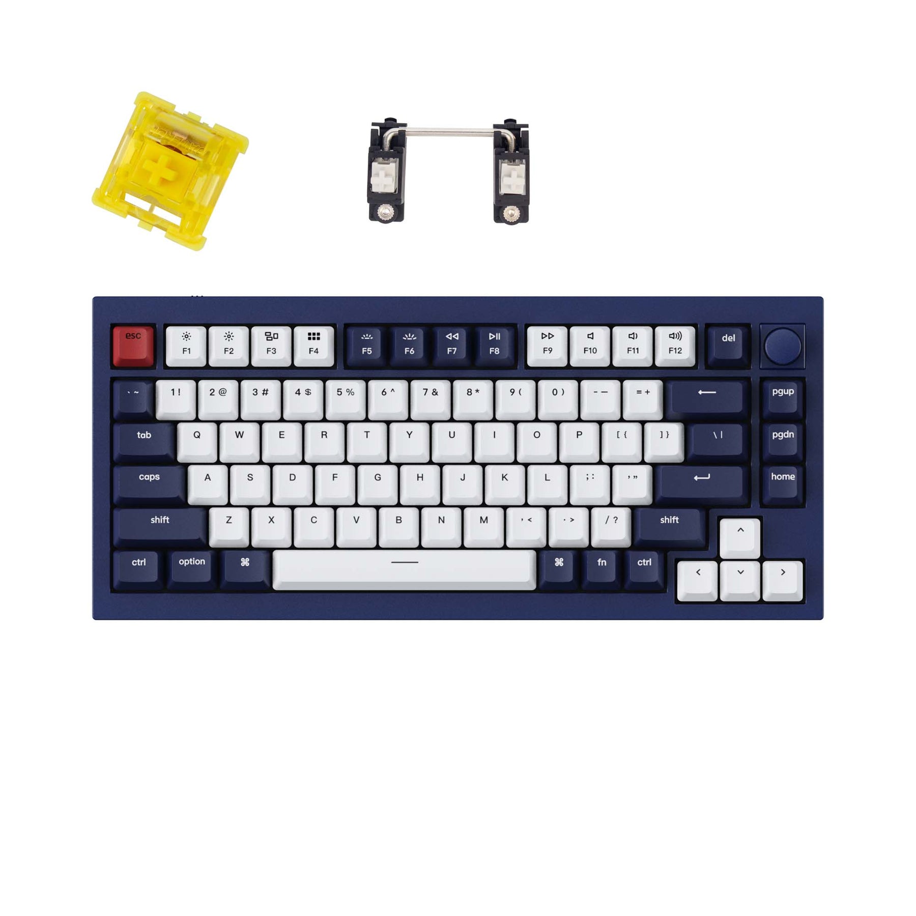 Clavier mécanique personnalisé filaire Keychron Q1 QMK - Version 2 (disposition US ANSI)