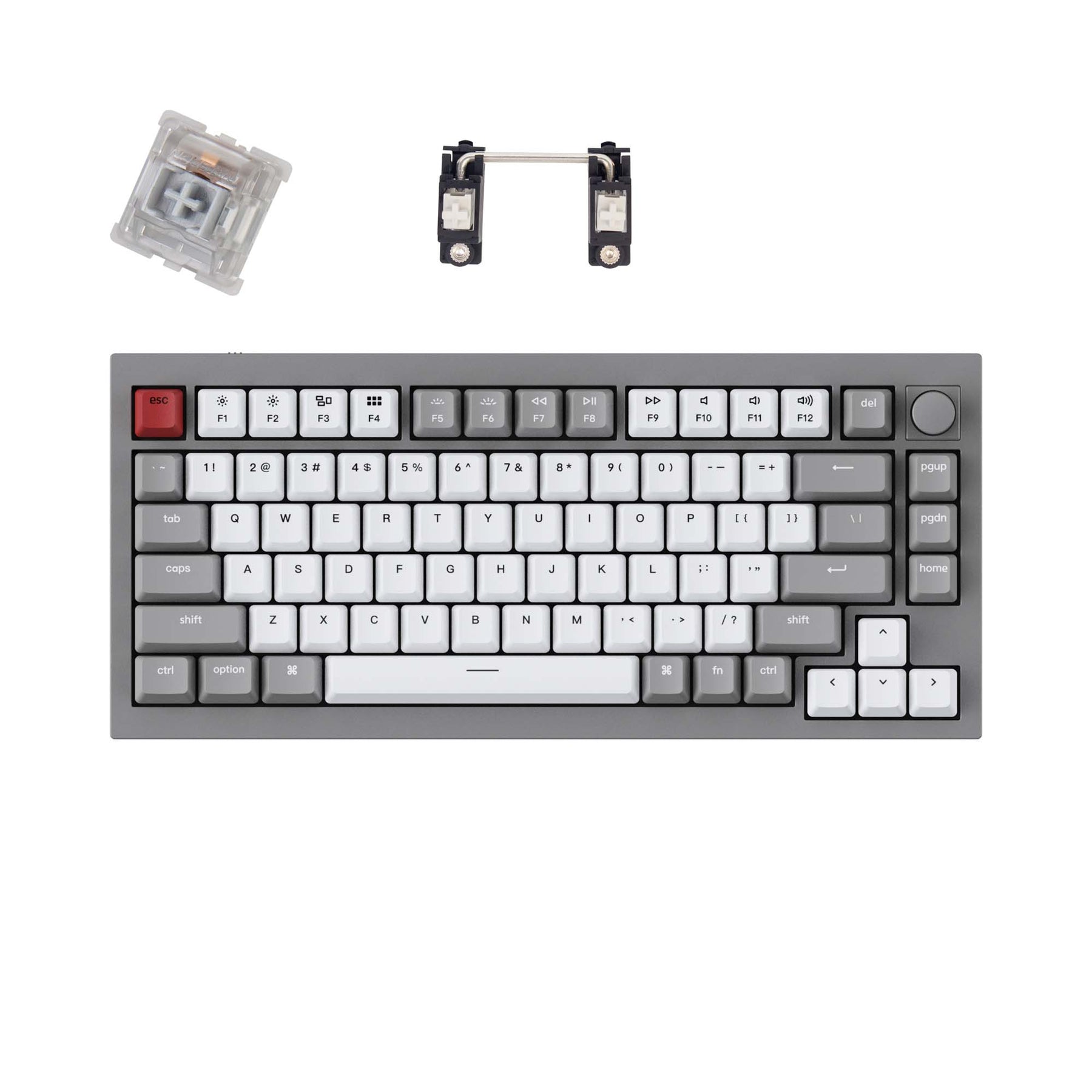 Clavier mécanique personnalisé filaire Keychron Q1 QMK - Version 2 (disposition US ANSI)