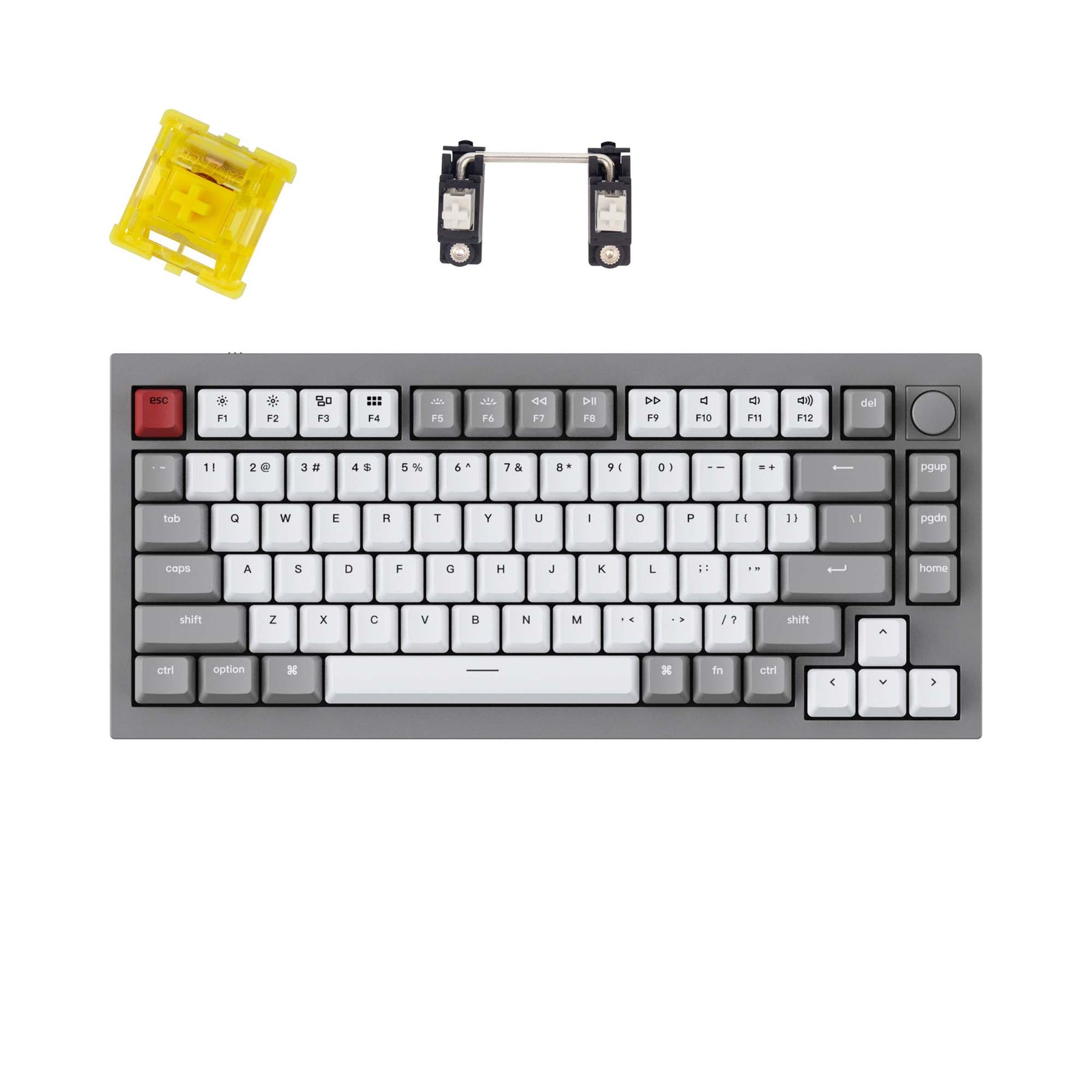 Clavier mécanique personnalisé filaire Keychron Q1 QMK - Version 2 (disposition US ANSI)