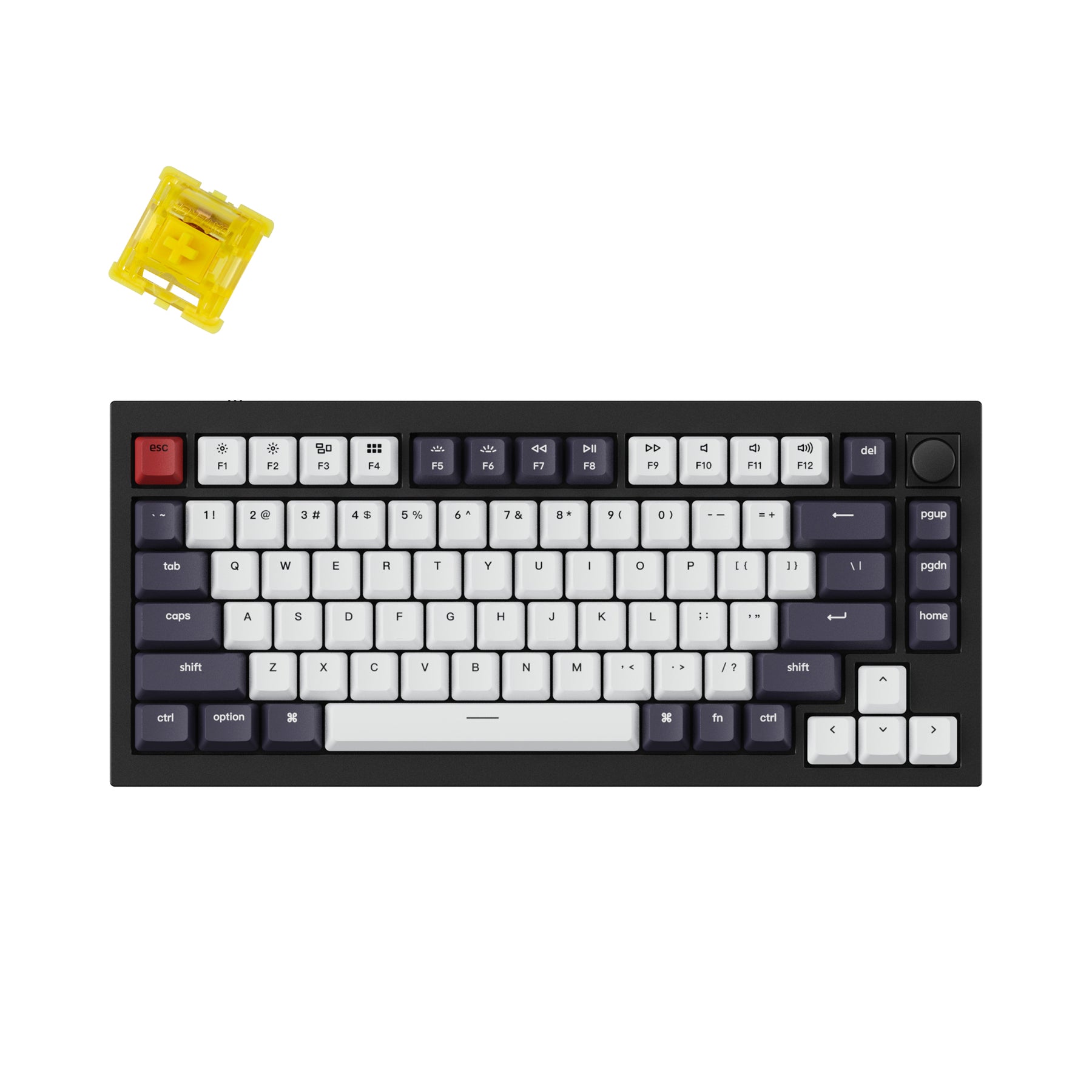 Clavier mécanique personnalisé filaire Keychron Q1 QMK - Version 2 (disposition US ANSI)