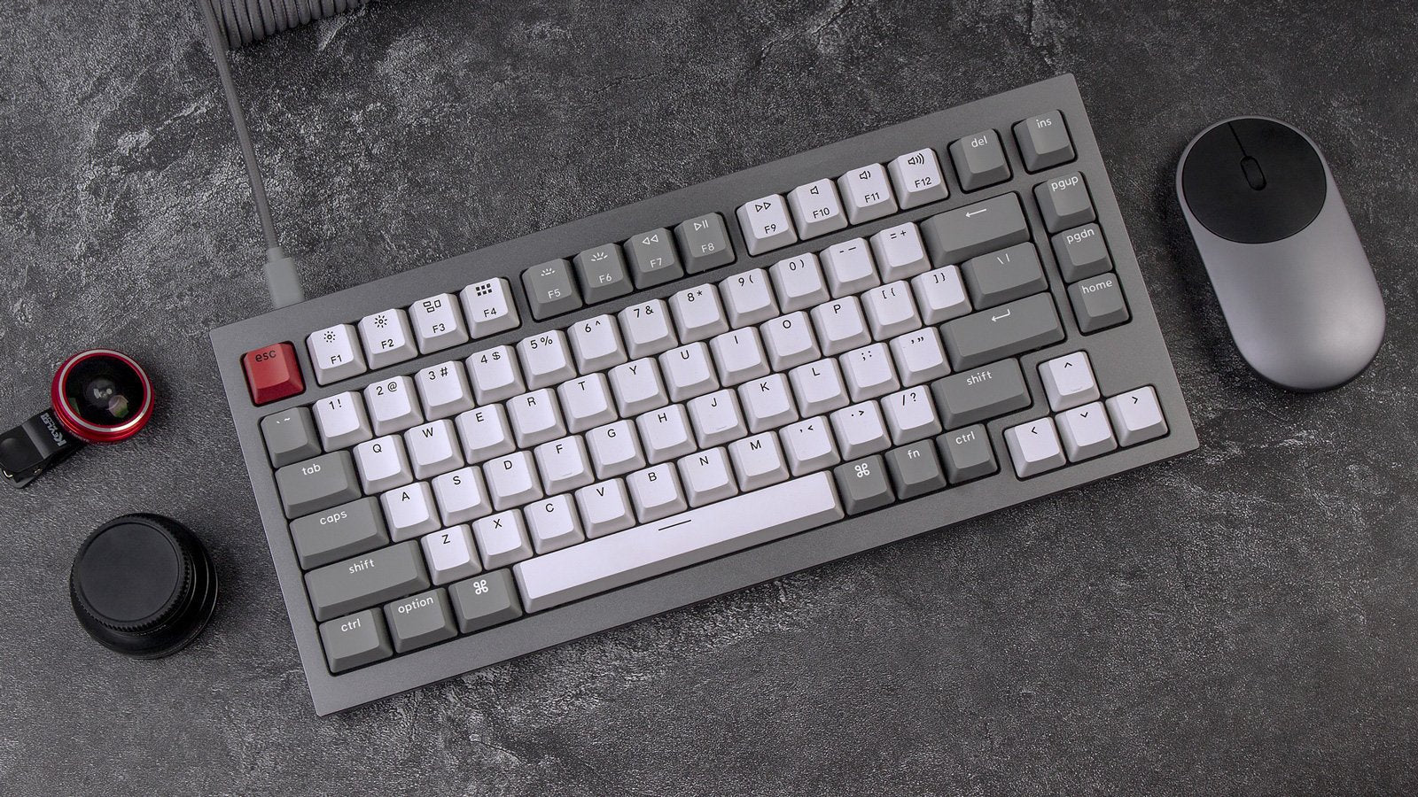 Clavier mécanique personnalisé filaire Keychron Q1 QMK (disposition US ANSI)