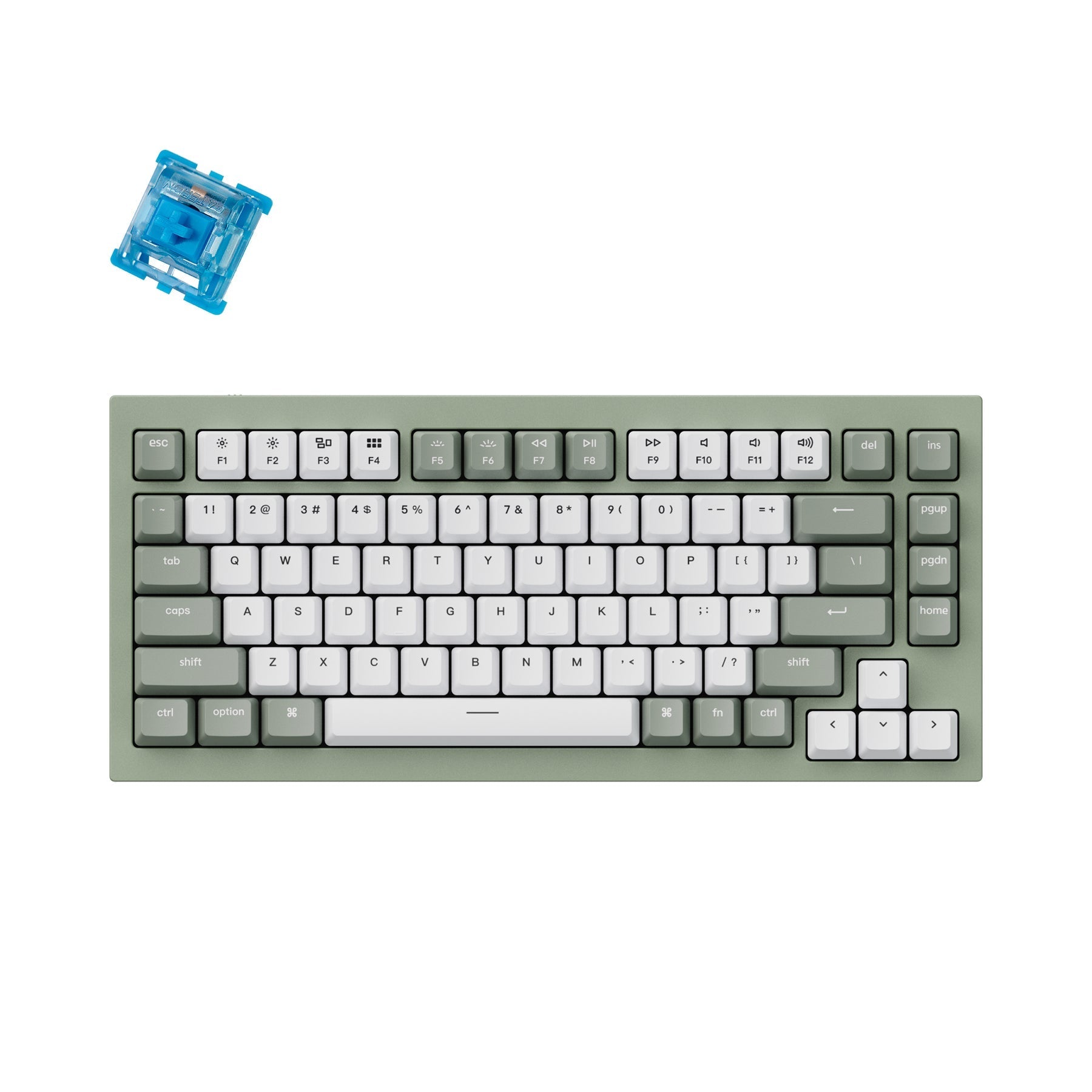 Clavier mécanique personnalisé filaire Keychron Q1 QMK (disposition US ANSI)