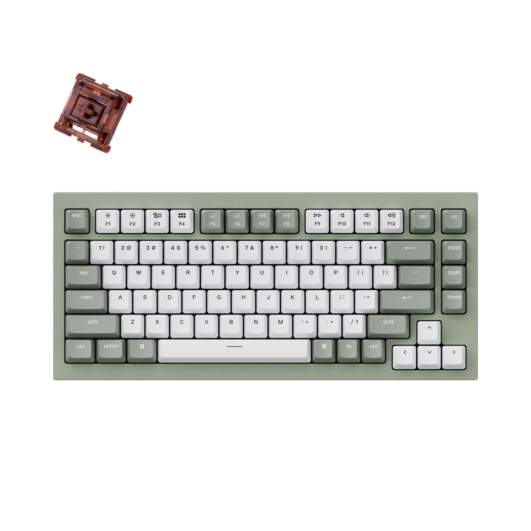 Clavier mécanique personnalisé filaire Keychron Q1 QMK (disposition US ANSI)