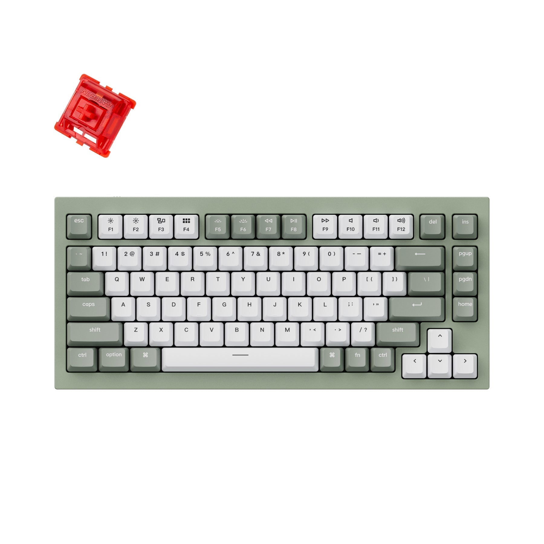 Clavier mécanique personnalisé filaire Keychron Q1 QMK (disposition US ANSI)