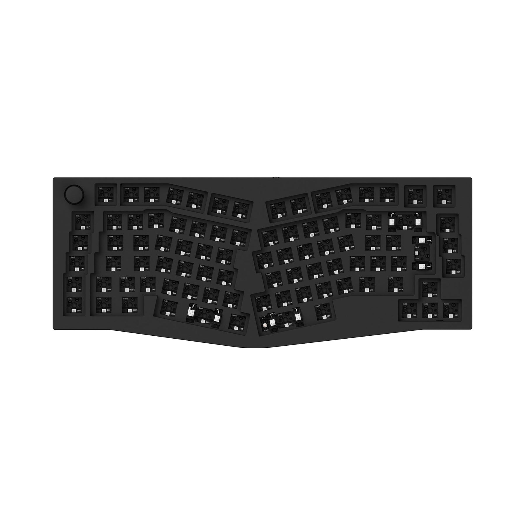 Keychron Q10 (disposition Alice) clavier mécanique personnalisé filaire QMK (disposition US ANSI)