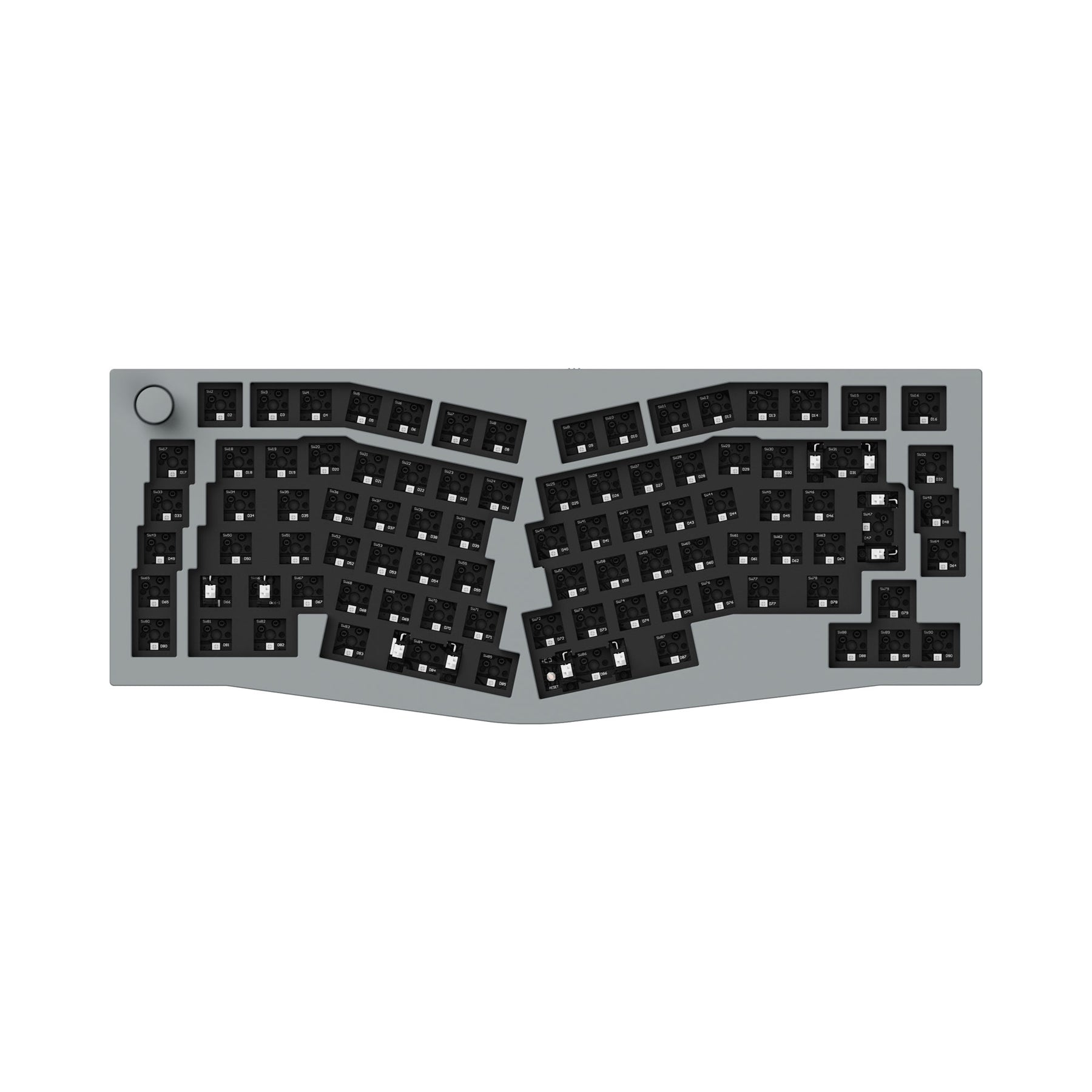 Keychron Q10 (disposition Alice) clavier mécanique personnalisé filaire QMK (disposition US ANSI)