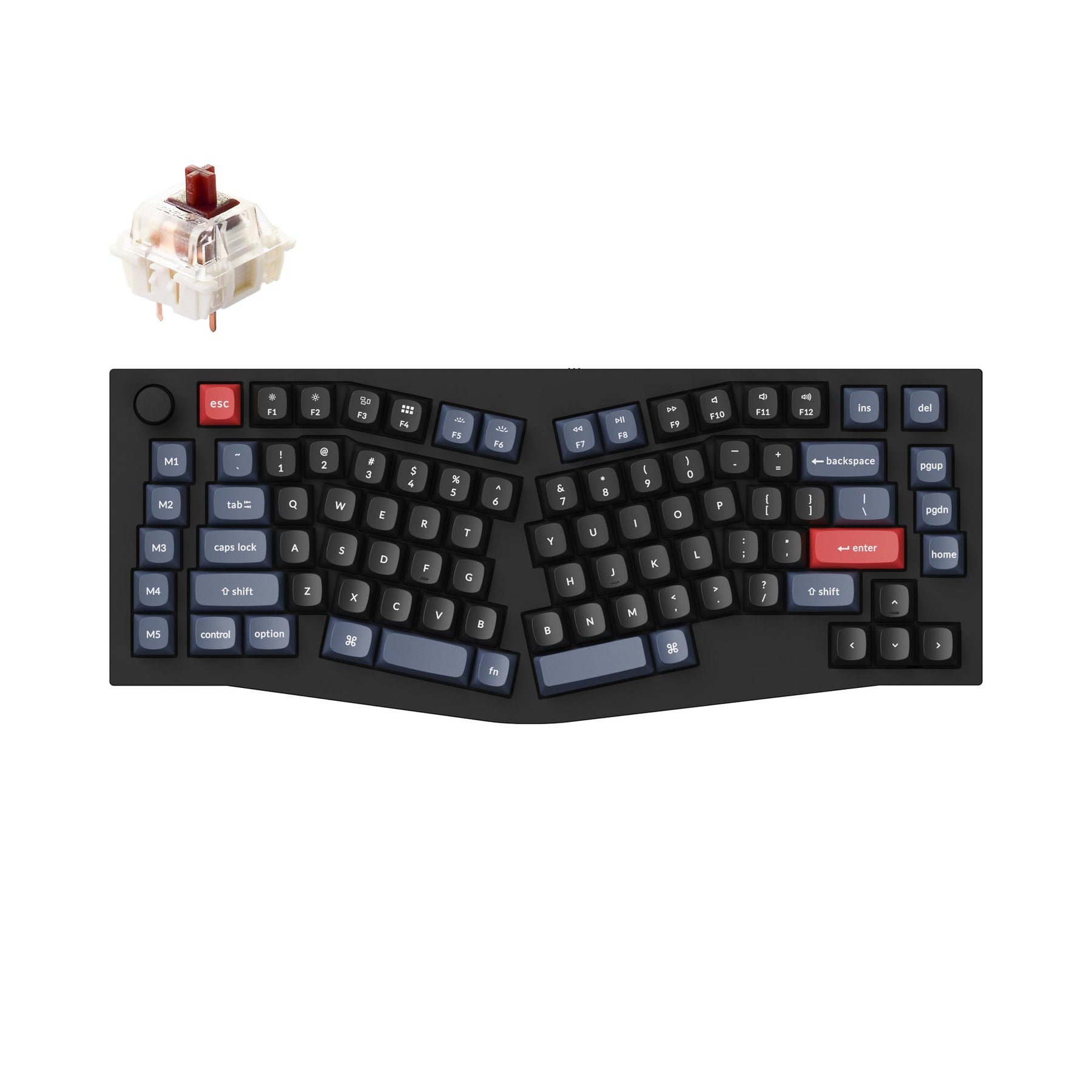 Keychron Q10 (disposition Alice) clavier mécanique personnalisé filaire QMK (disposition US ANSI)