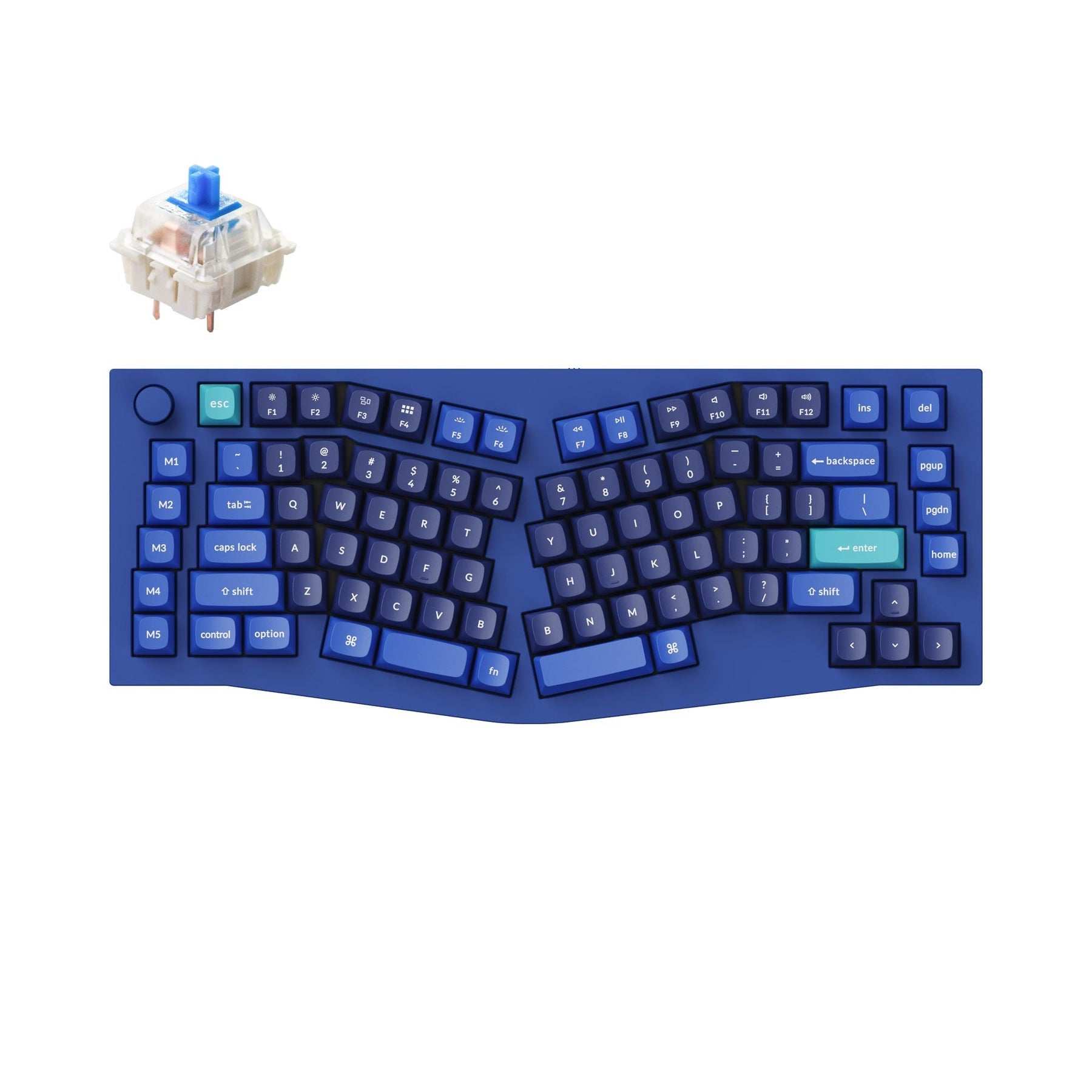 Keychron Q10 (disposition Alice) clavier mécanique personnalisé filaire QMK (disposition US ANSI)