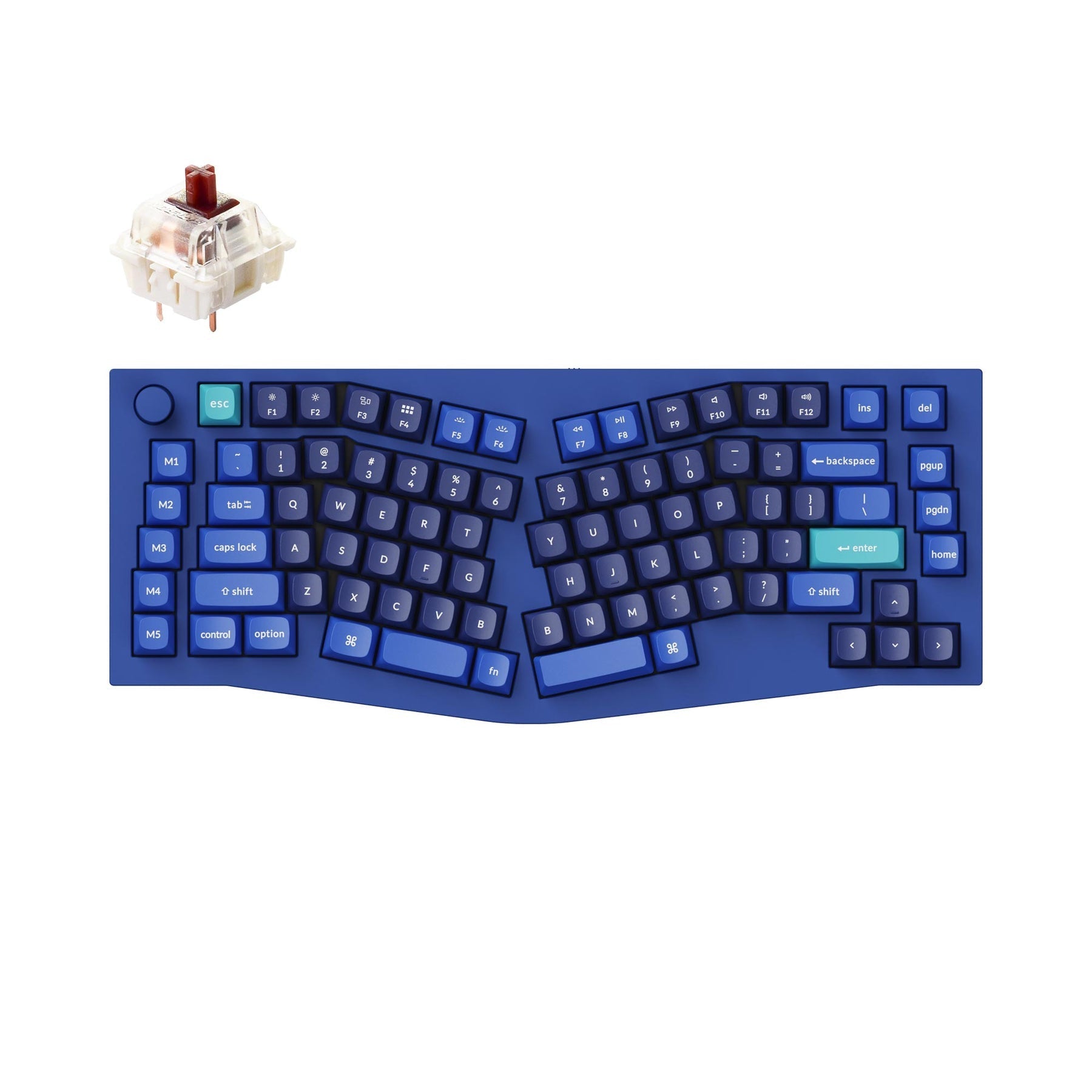 Keychron Q10 (disposition Alice) clavier mécanique personnalisé filaire QMK (disposition US ANSI)