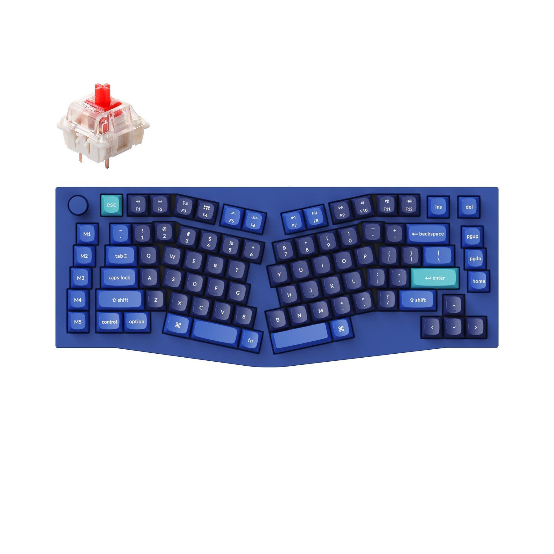 Keychron Q10 (disposition Alice) clavier mécanique personnalisé filaire QMK (disposition US ANSI)