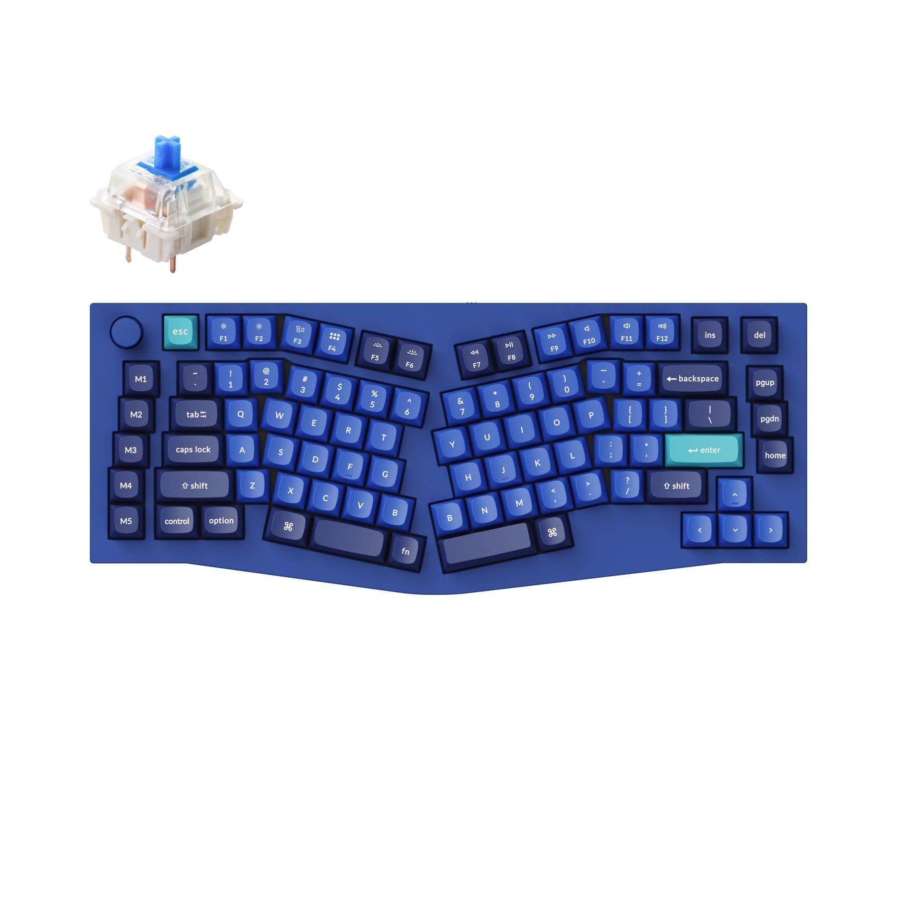 Keychron Q10 (disposition Alice) clavier mécanique personnalisé filaire QMK (disposition US ANSI)