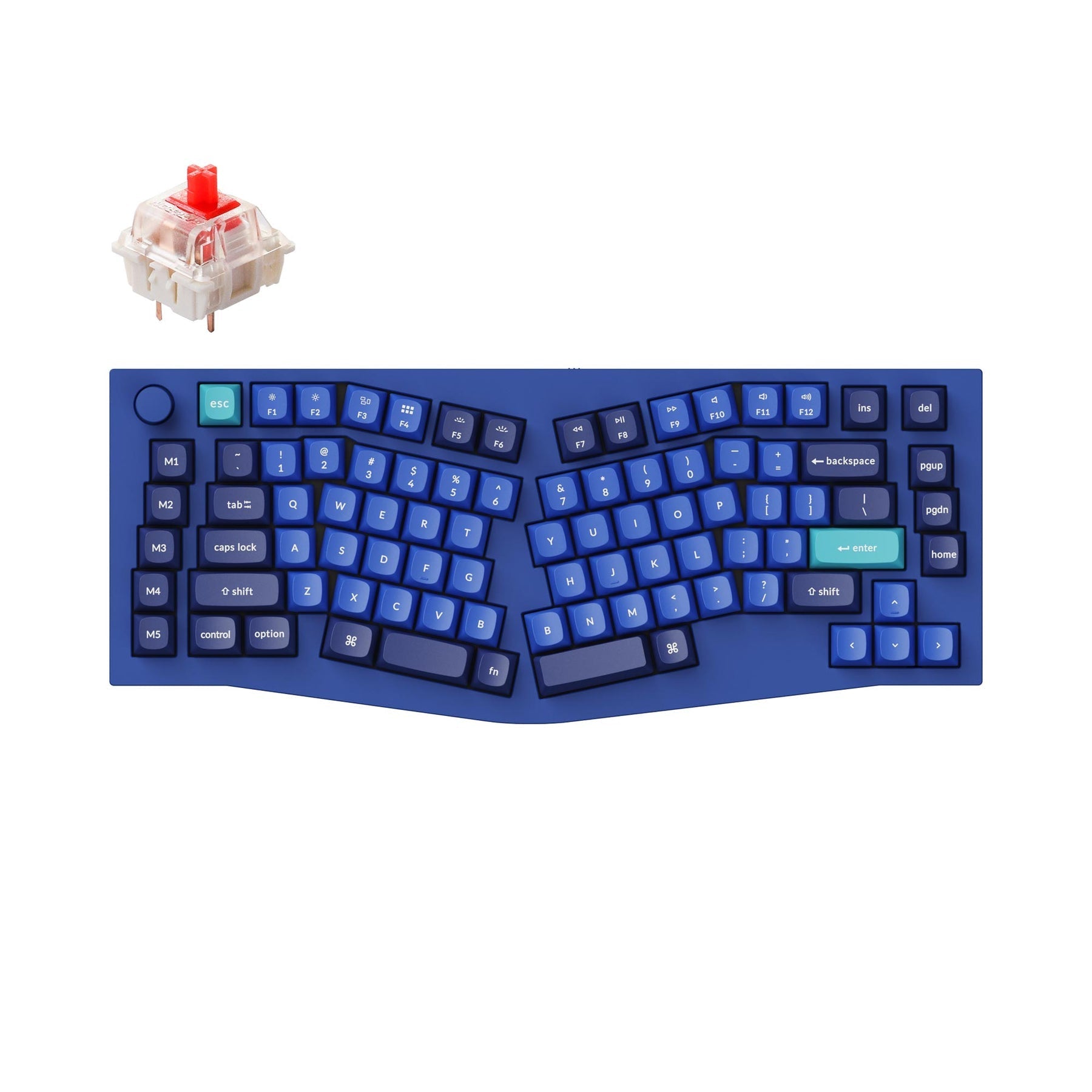 Keychron Q10 (disposition Alice) clavier mécanique personnalisé filaire QMK (disposition US ANSI)