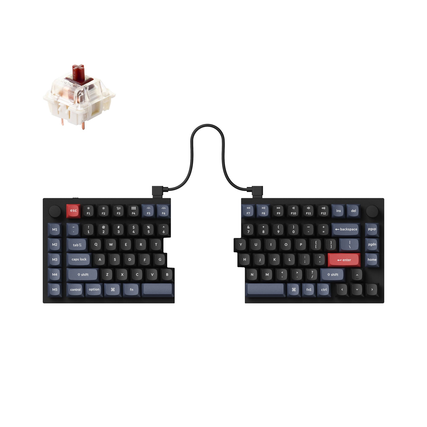 Clavier mécanique personnalisé filaire Keychron Q11 QMK (disposition US ANSI)