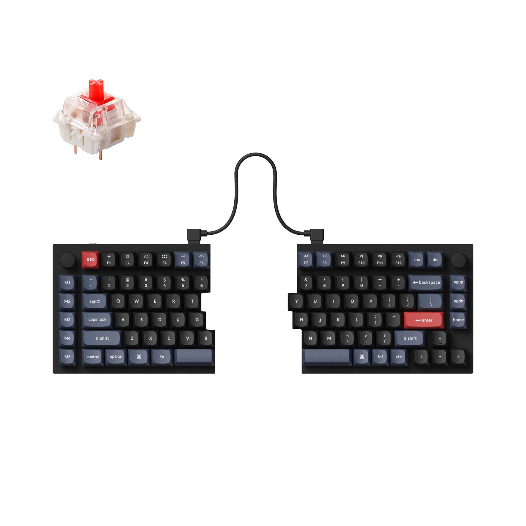 Clavier mécanique personnalisé filaire Keychron Q11 QMK (disposition US ANSI)