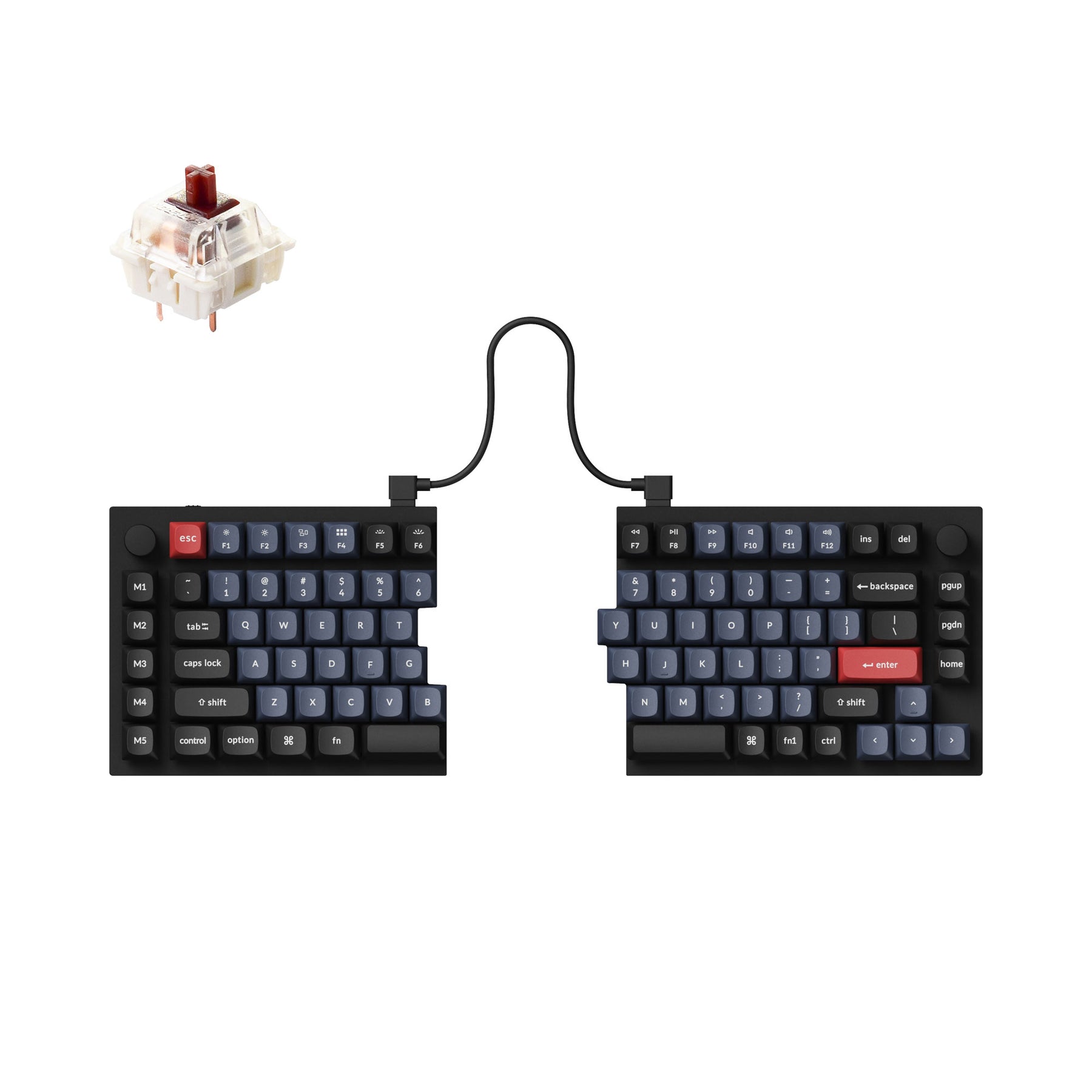 Clavier mécanique personnalisé filaire Keychron Q11 QMK (disposition US ANSI)