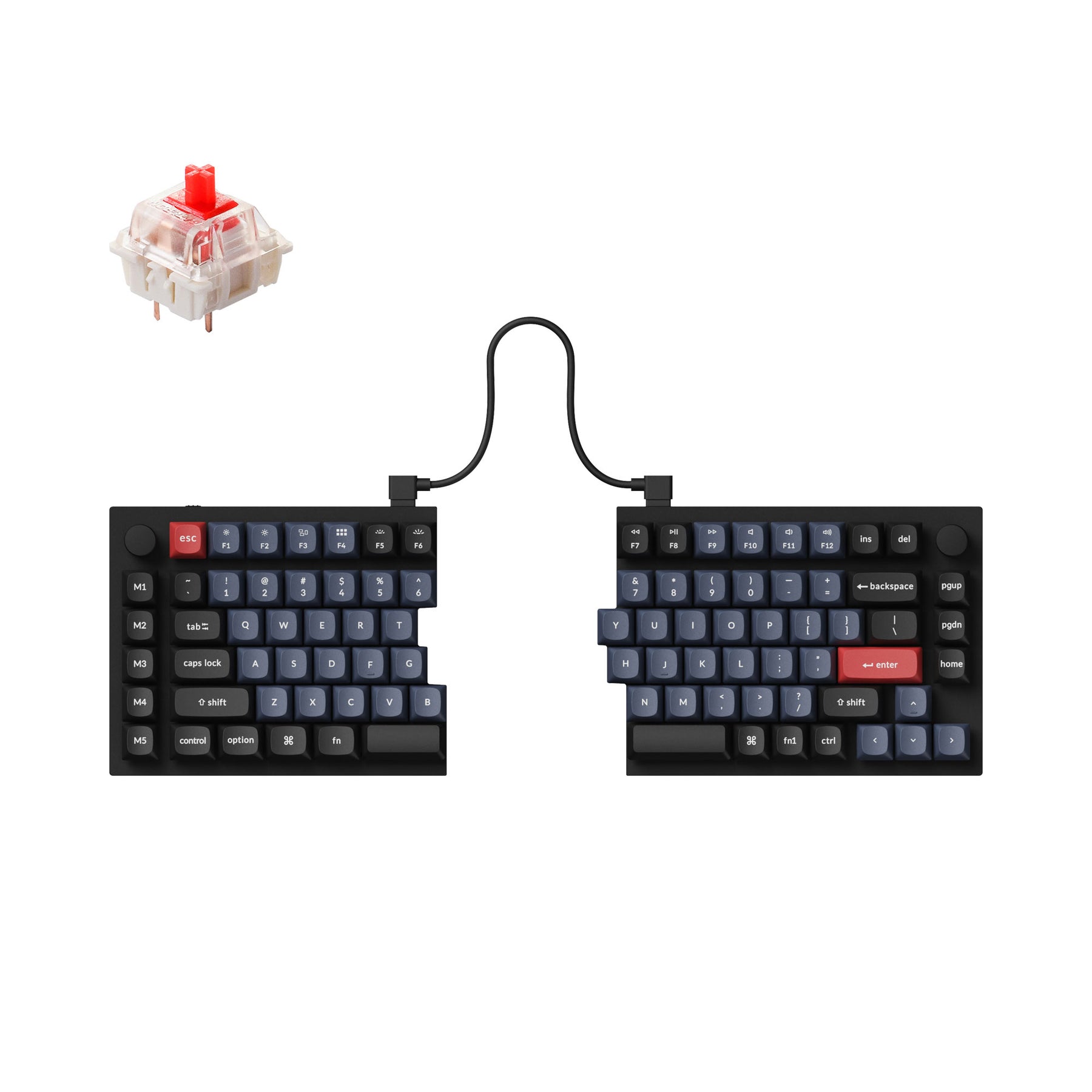 Clavier mécanique personnalisé filaire Keychron Q11 QMK (disposition US ANSI)