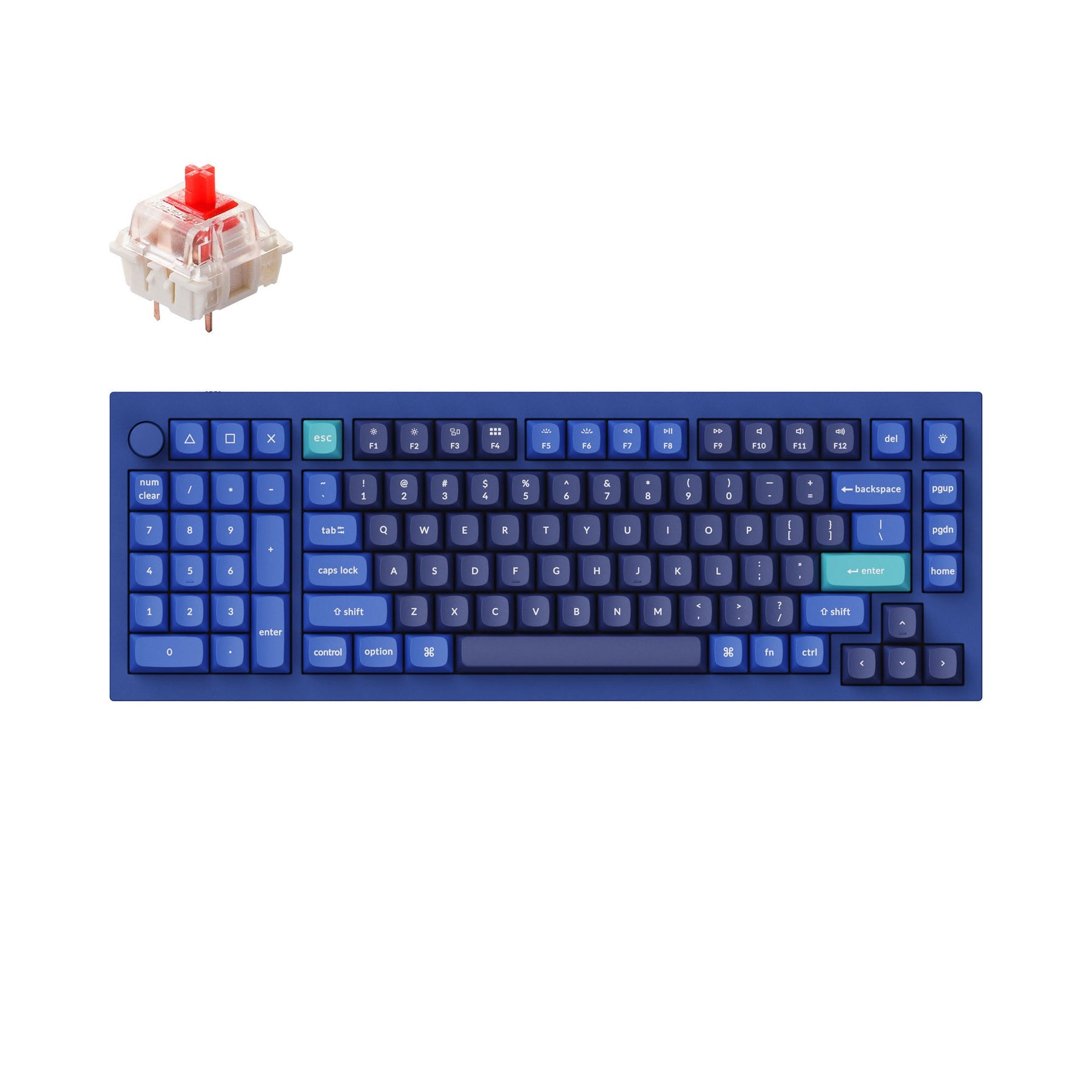 Clavier mécanique personnalisé filaire Keychron Q12 QMK (disposition US ANSI)