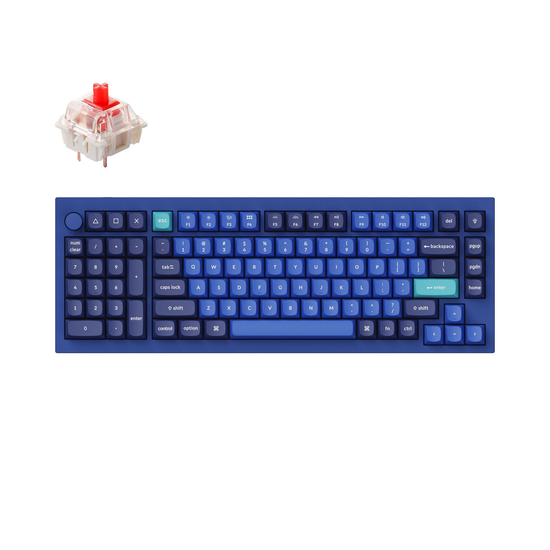 Clavier mécanique personnalisé filaire Keychron Q12 QMK (disposition US ANSI)