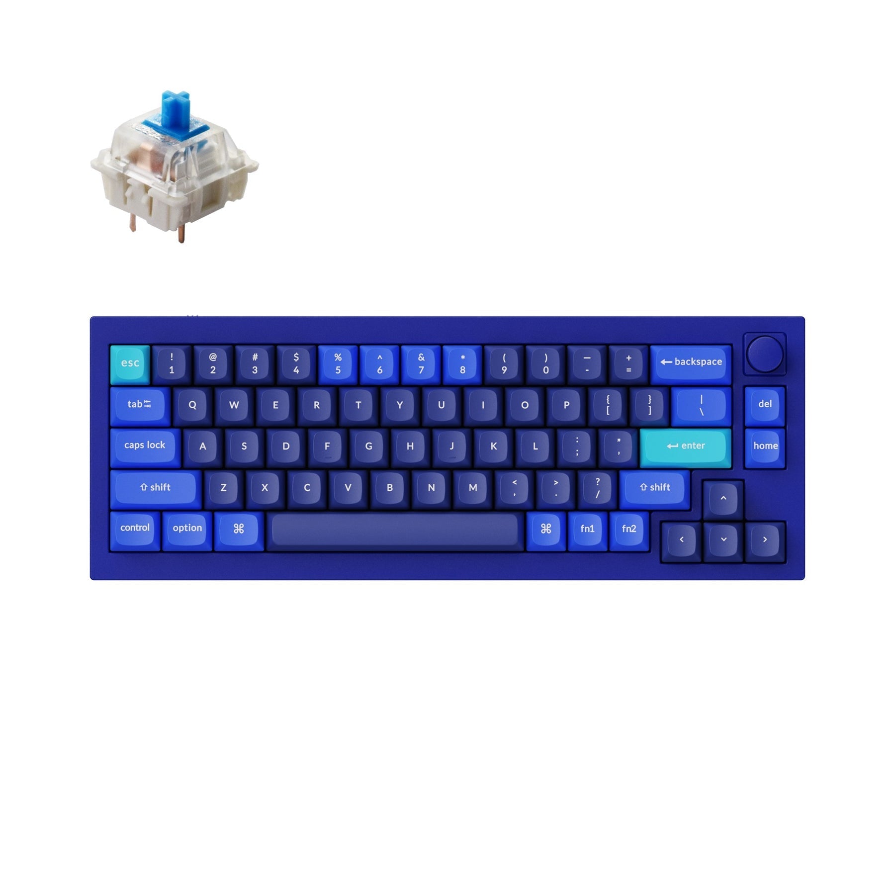 Clavier mécanique personnalisé filaire Keychron Q2 QMK (disposition US ANSI)
