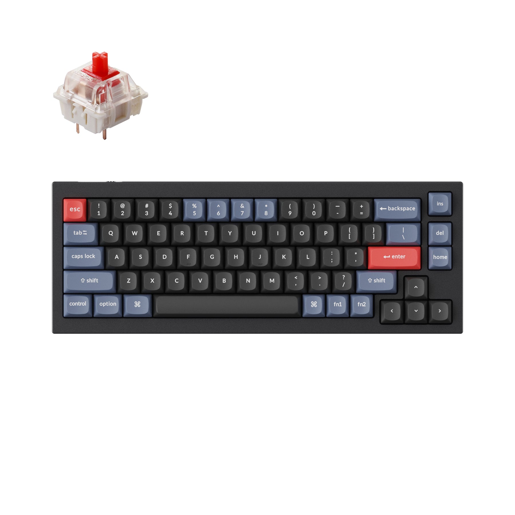 Clavier mécanique personnalisé filaire Keychron Q2 QMK (disposition US ANSI)