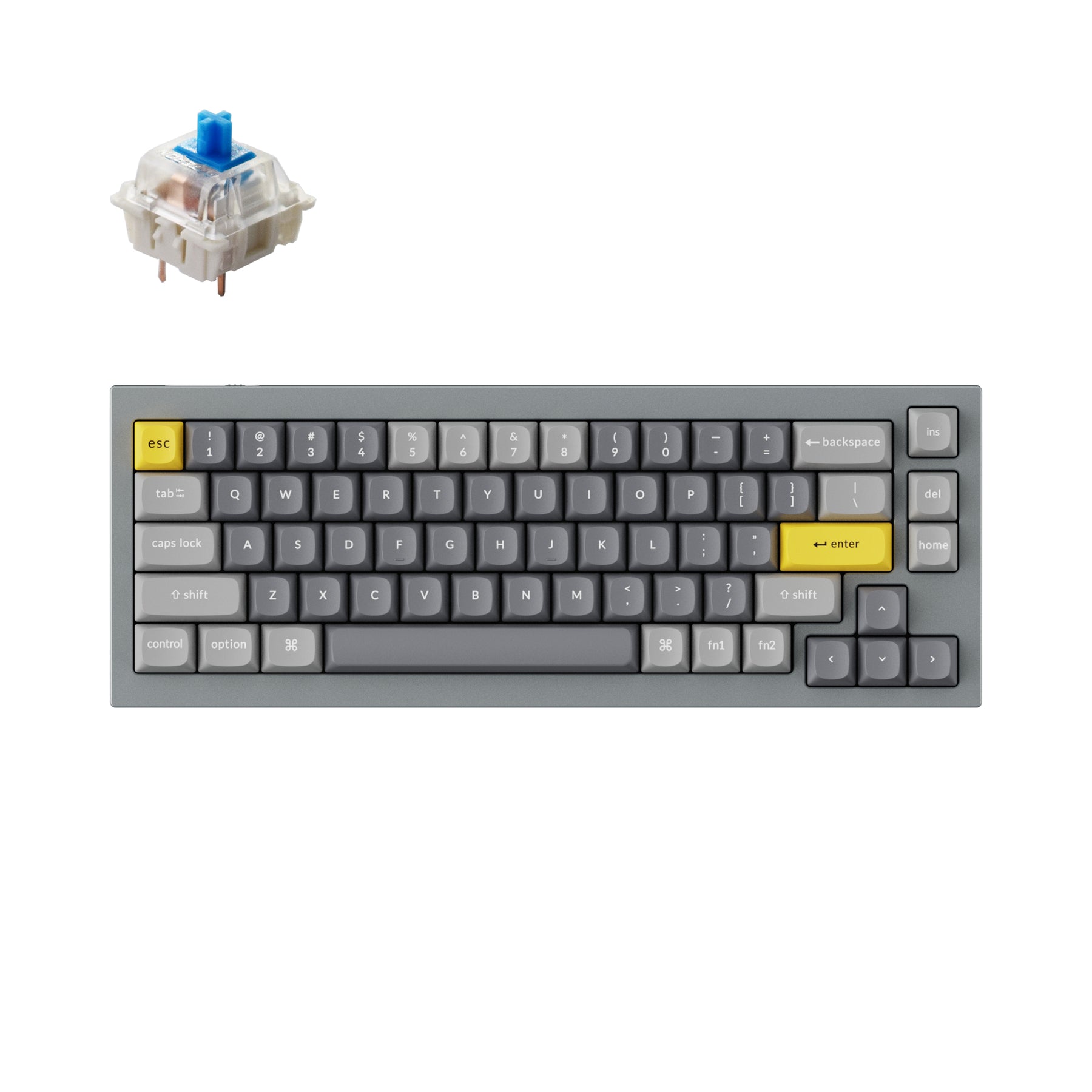 Clavier mécanique personnalisé filaire Keychron Q2 QMK (disposition US ANSI)