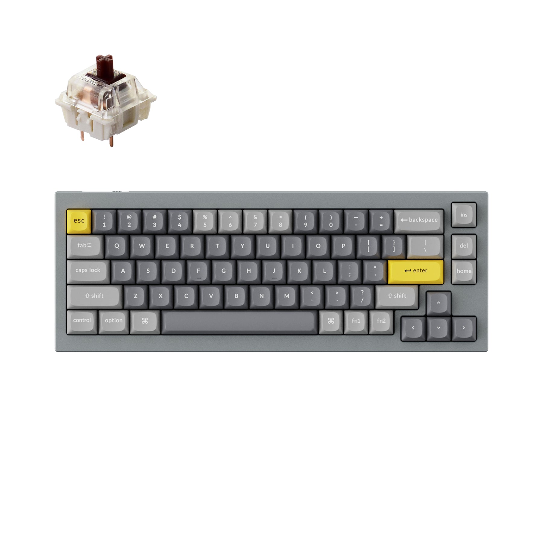 Clavier mécanique personnalisé filaire Keychron Q2 QMK (disposition US ANSI)